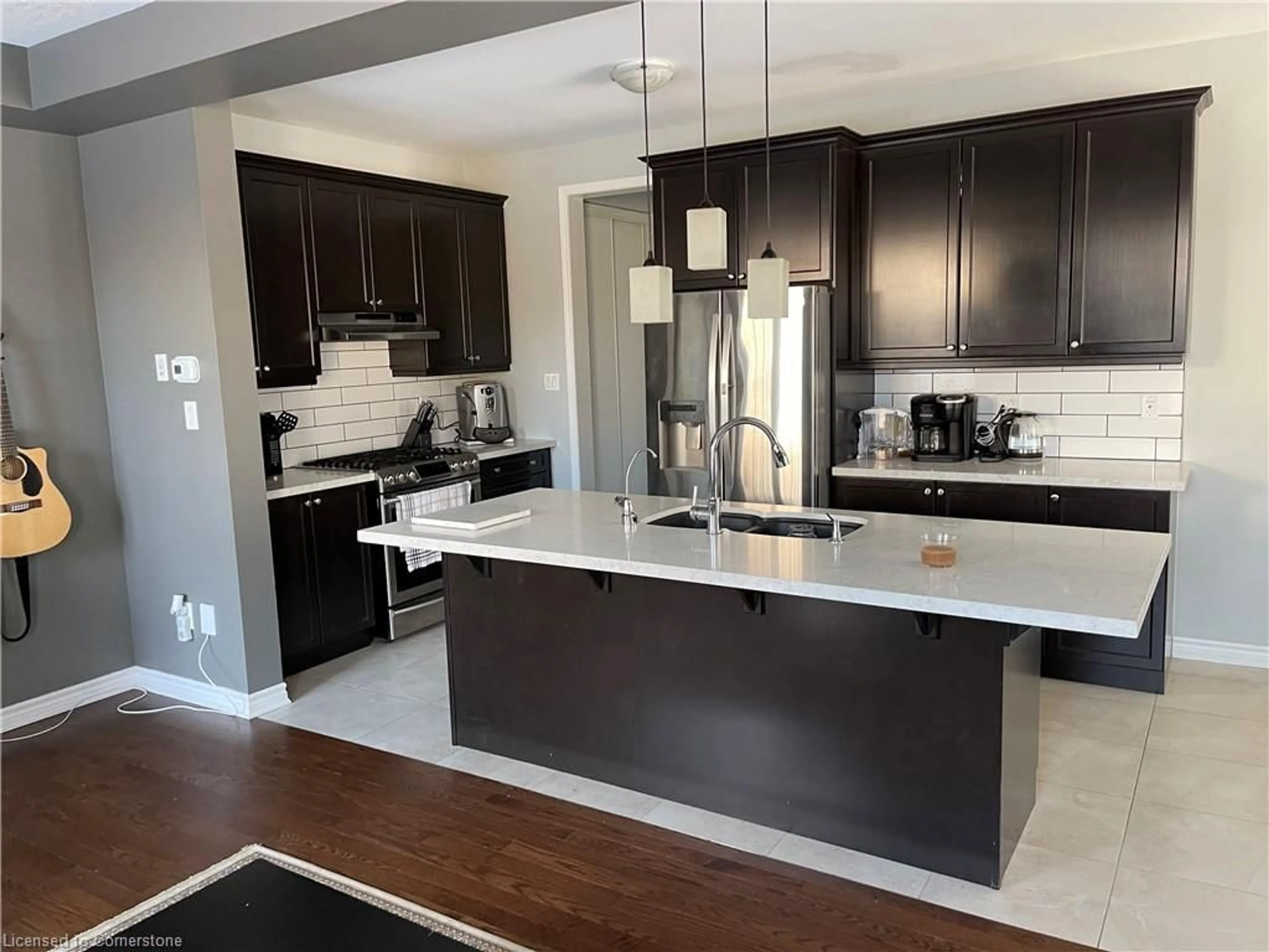 Open concept kitchen for 310 Spring Creek Dr, Waterdown Ontario L8B 0Y5