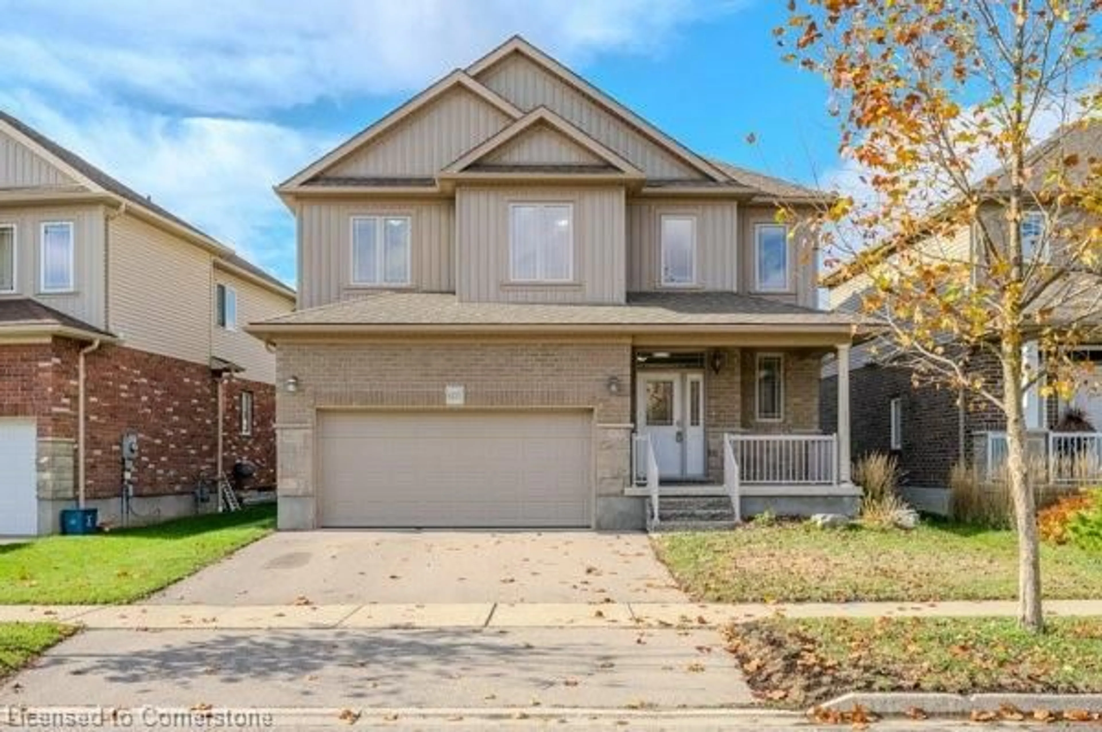 Frontside or backside of a home, the street view for 605 Sundew Dr, Waterloo Ontario N2V 0B9