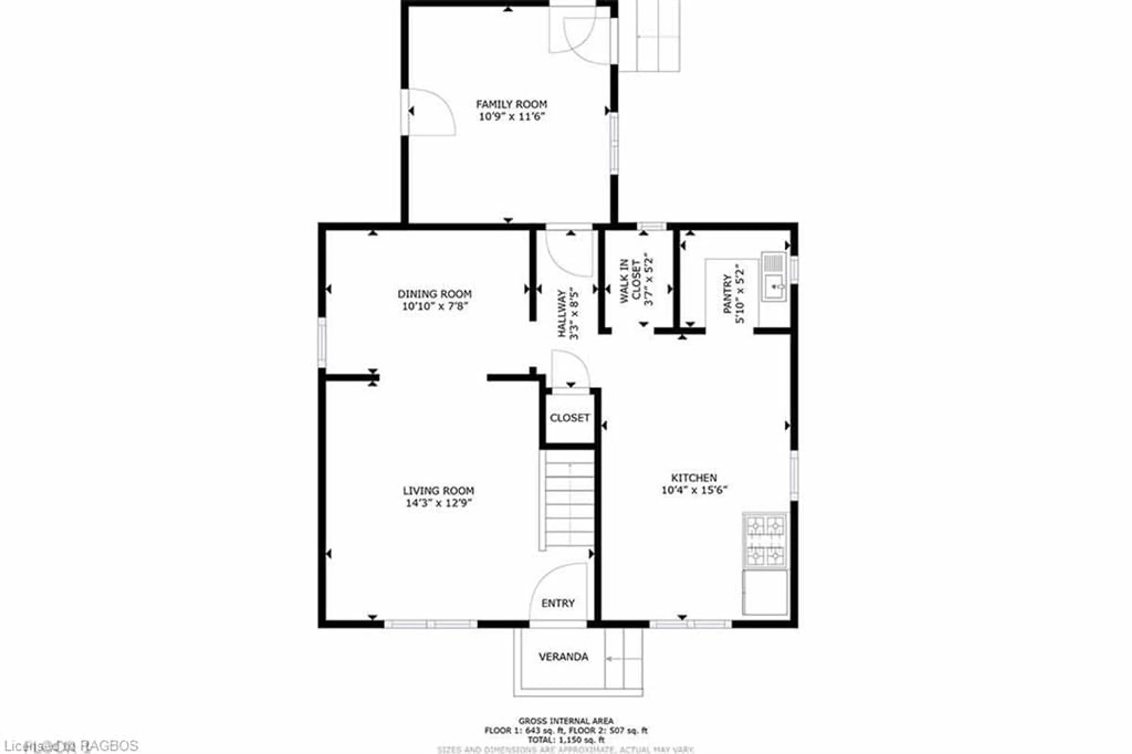 Floor plan for 22 Greenview Lane, Markdale Ontario N0C 1H0