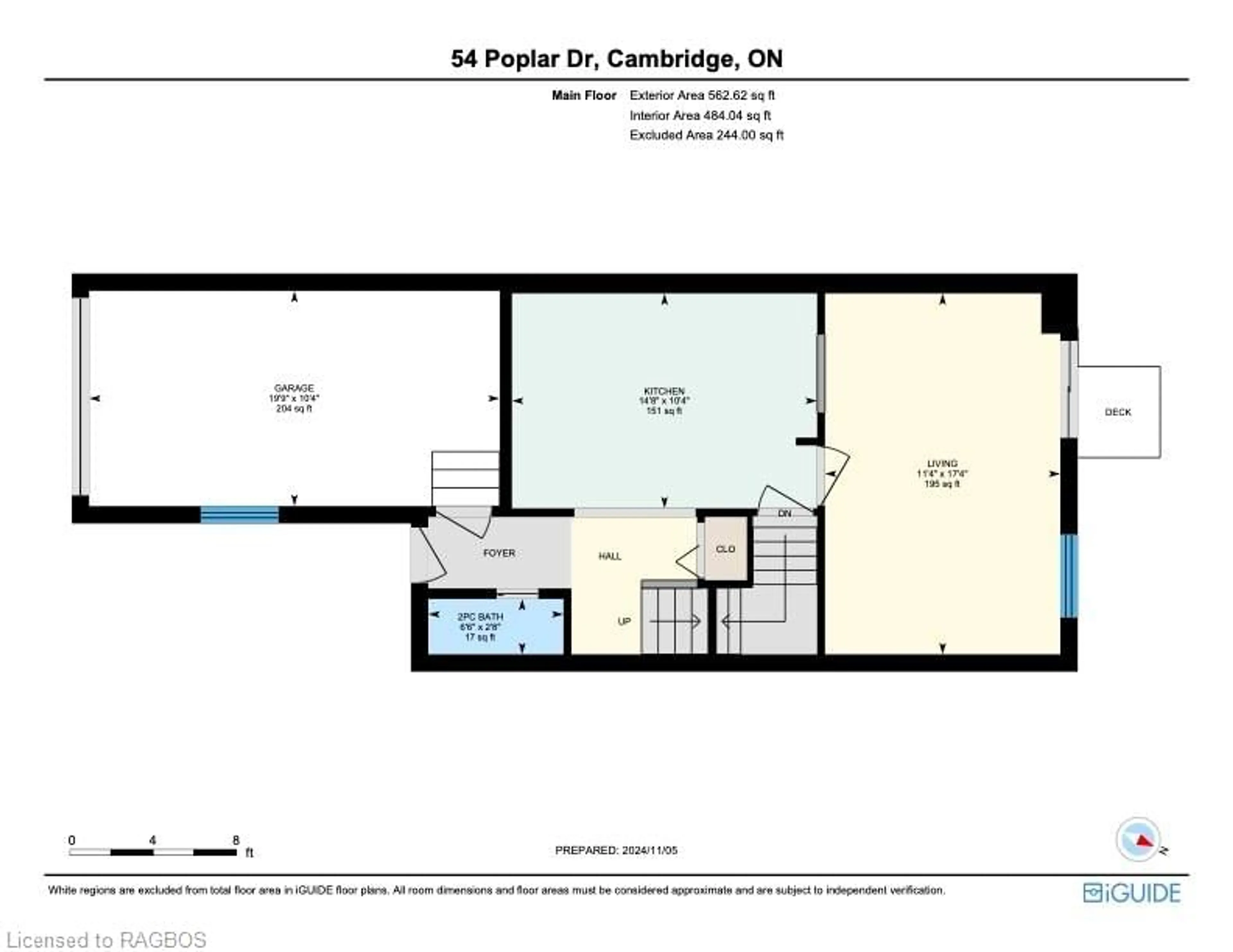 Floor plan for 54 Poplar Dr, Cambridge Ontario N3C 3X3