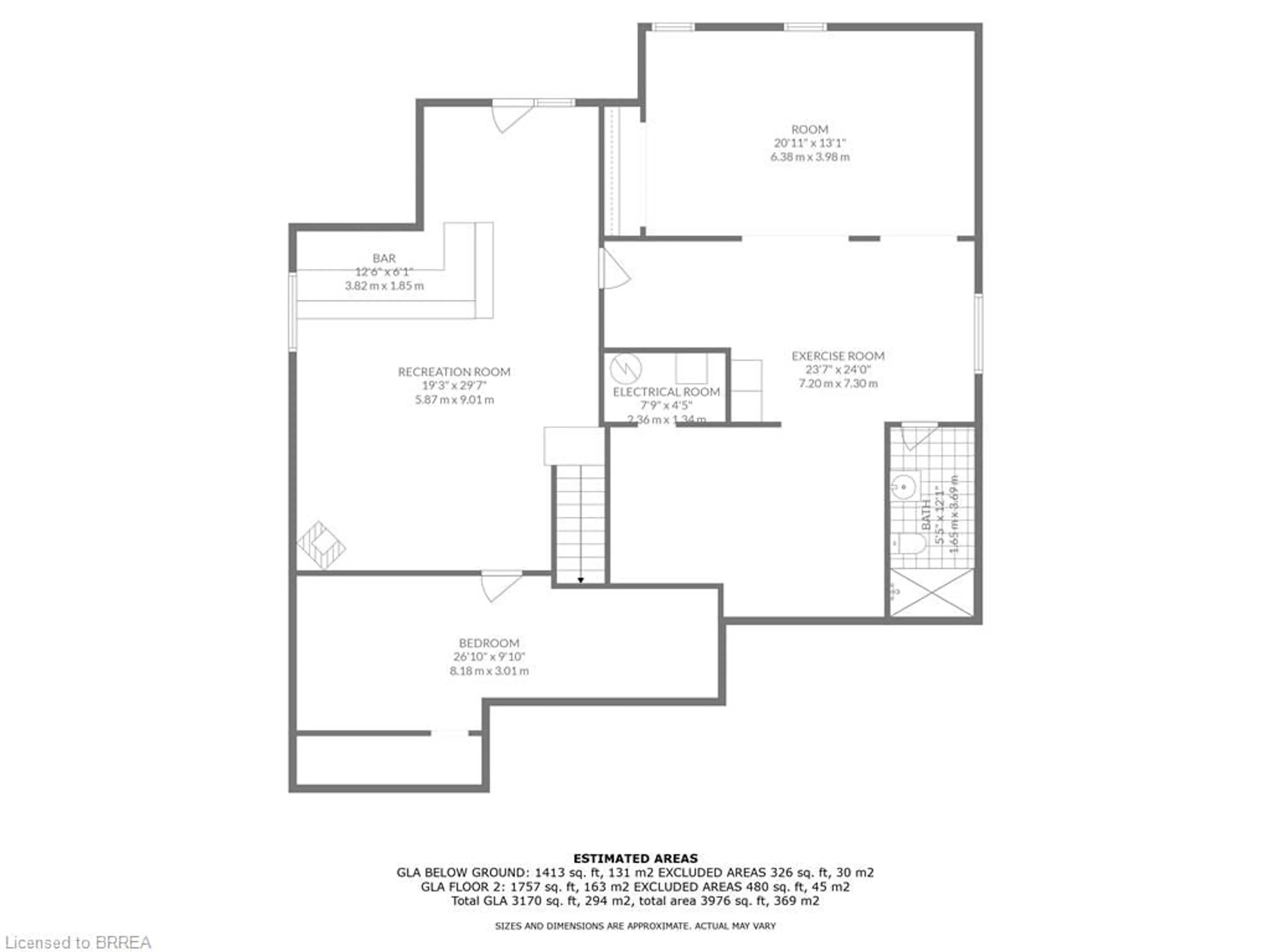 Floor plan for 67 Yu Blvd, Waterford Ontario N0E 1Y0