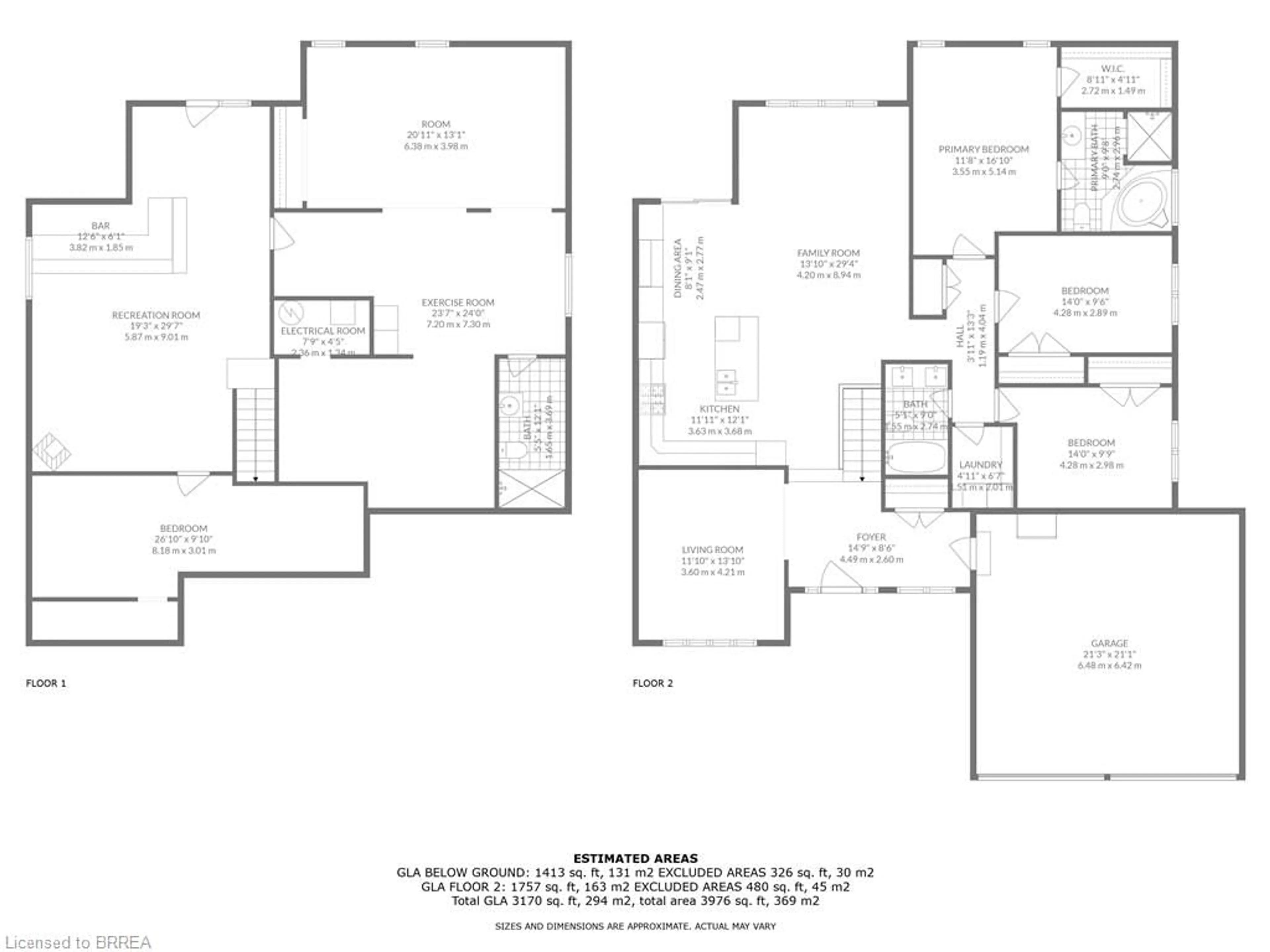 Floor plan for 67 Yu Blvd, Waterford Ontario N0E 1Y0