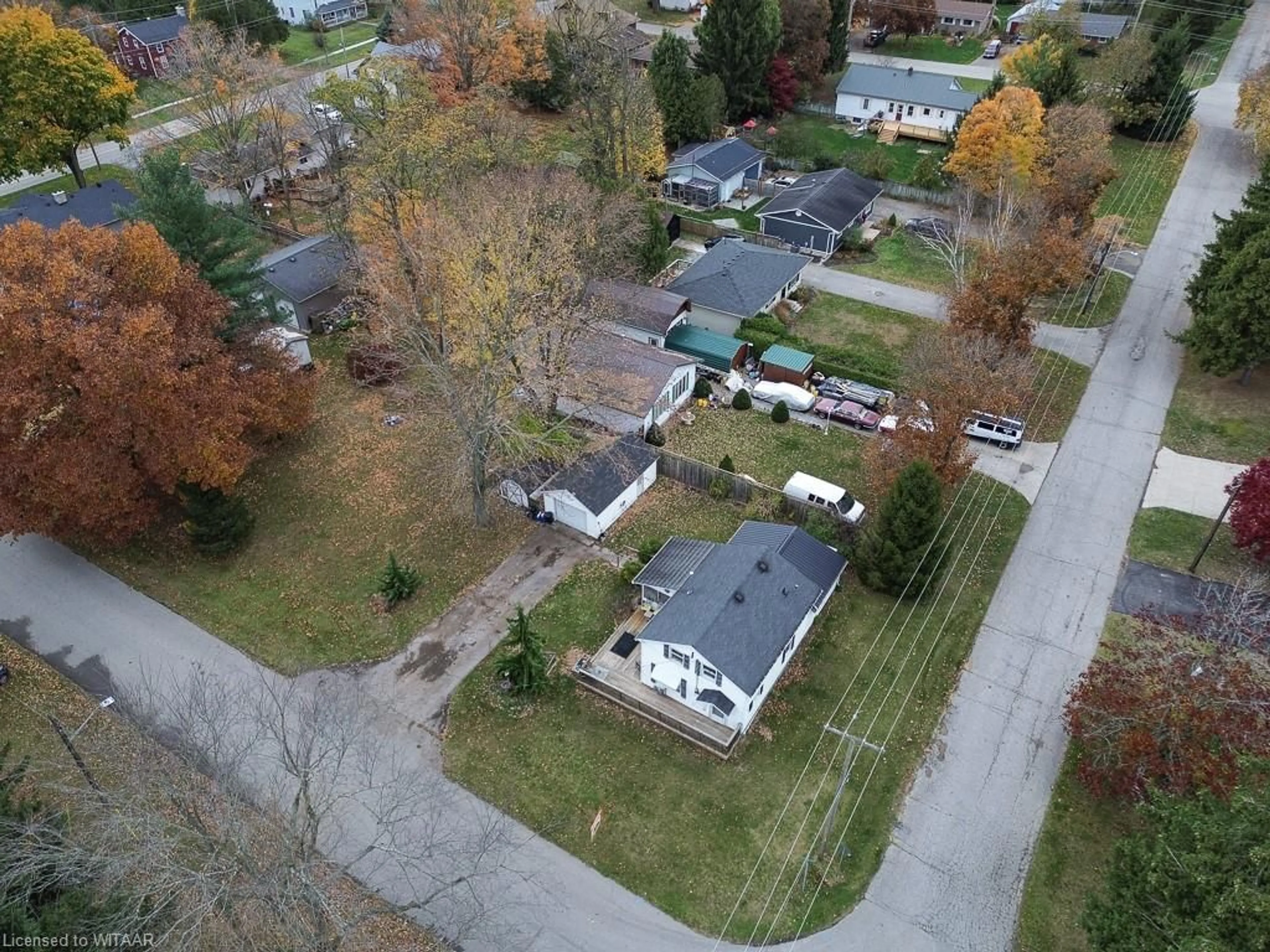 Frontside or backside of a home, the street view for 10 Wellington St, Otterville Ontario N0J 1R0