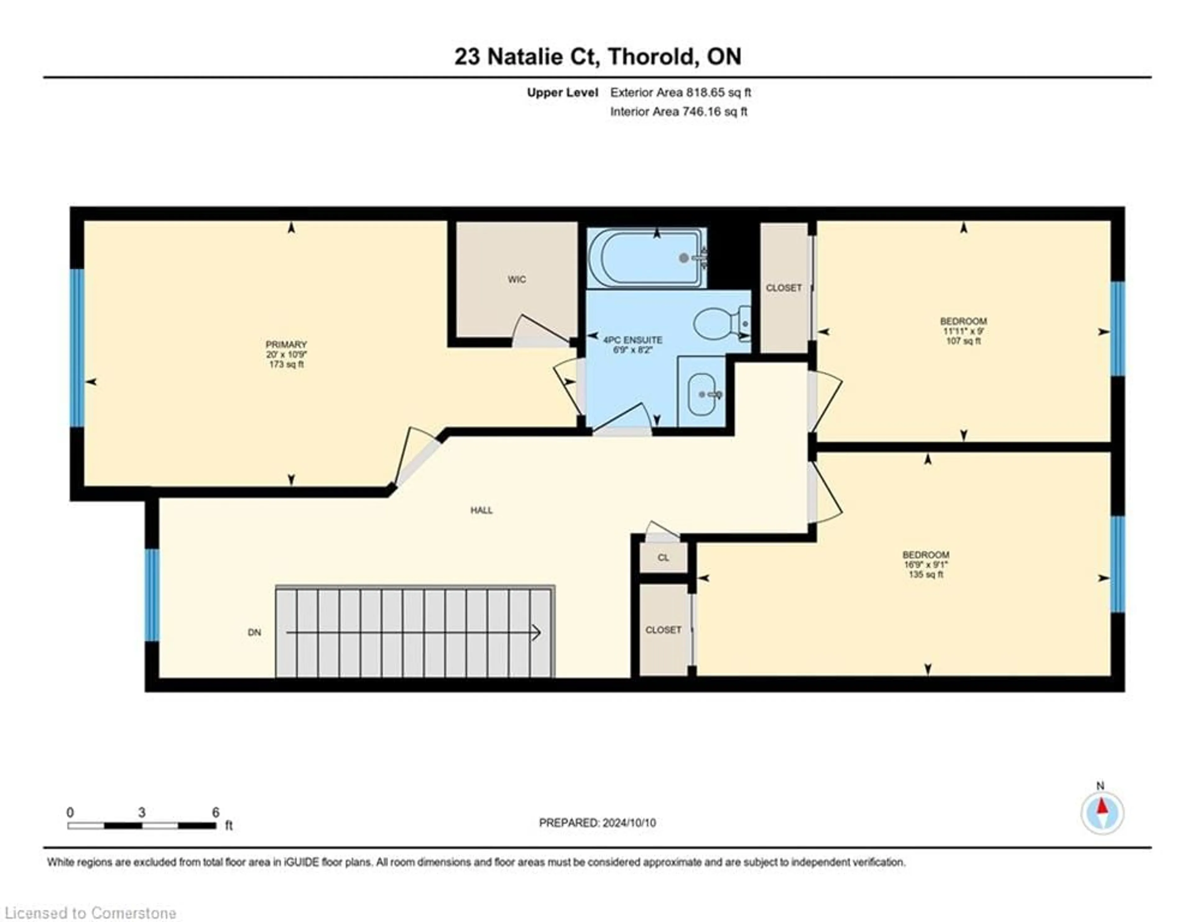 Floor plan for 23 Natalie Crt, Thorold Ontario L2V 5C6