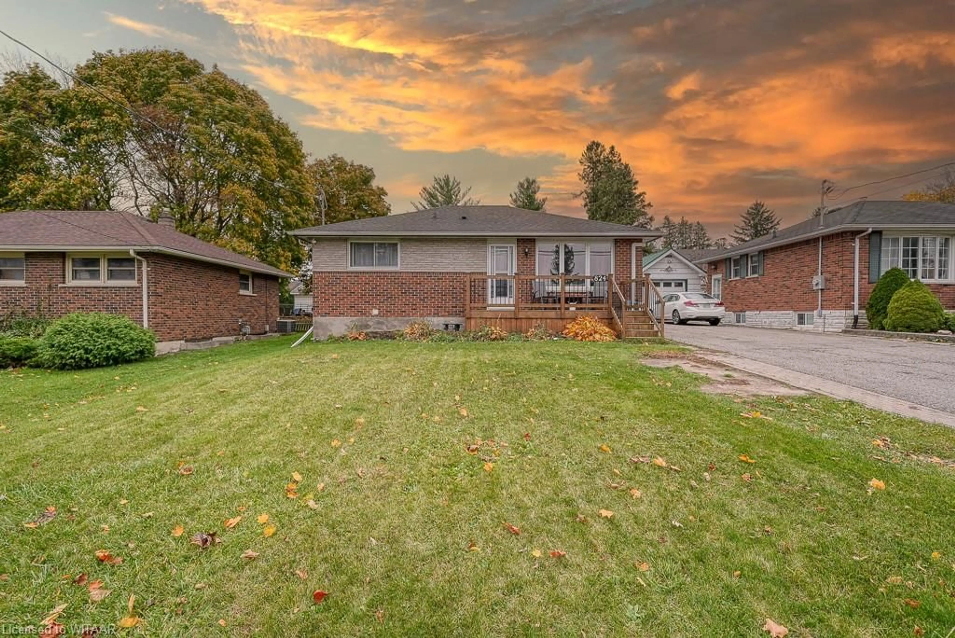 A pic from exterior of the house or condo, the fenced backyard for 824 Devonshire Ave, Woodstock Ontario N4S 5R6