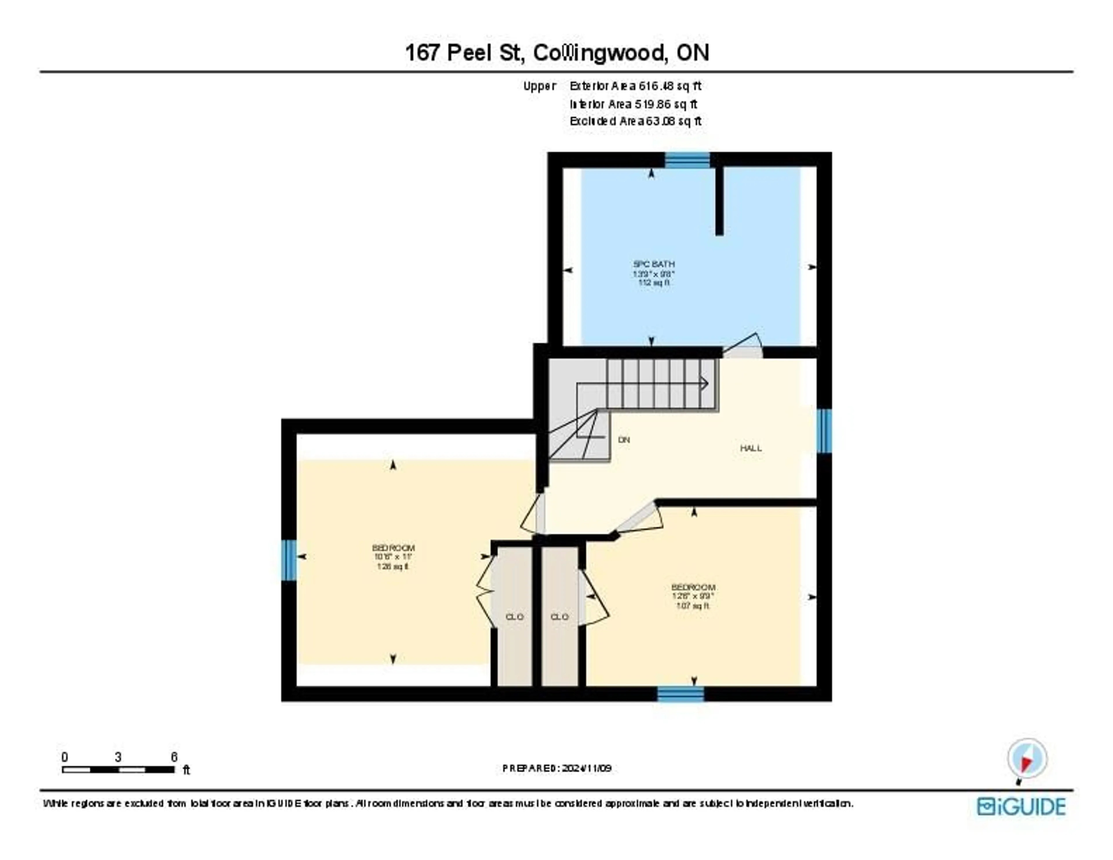 Floor plan for 167 Peel St, Collingwood Ontario L9Y 3V7