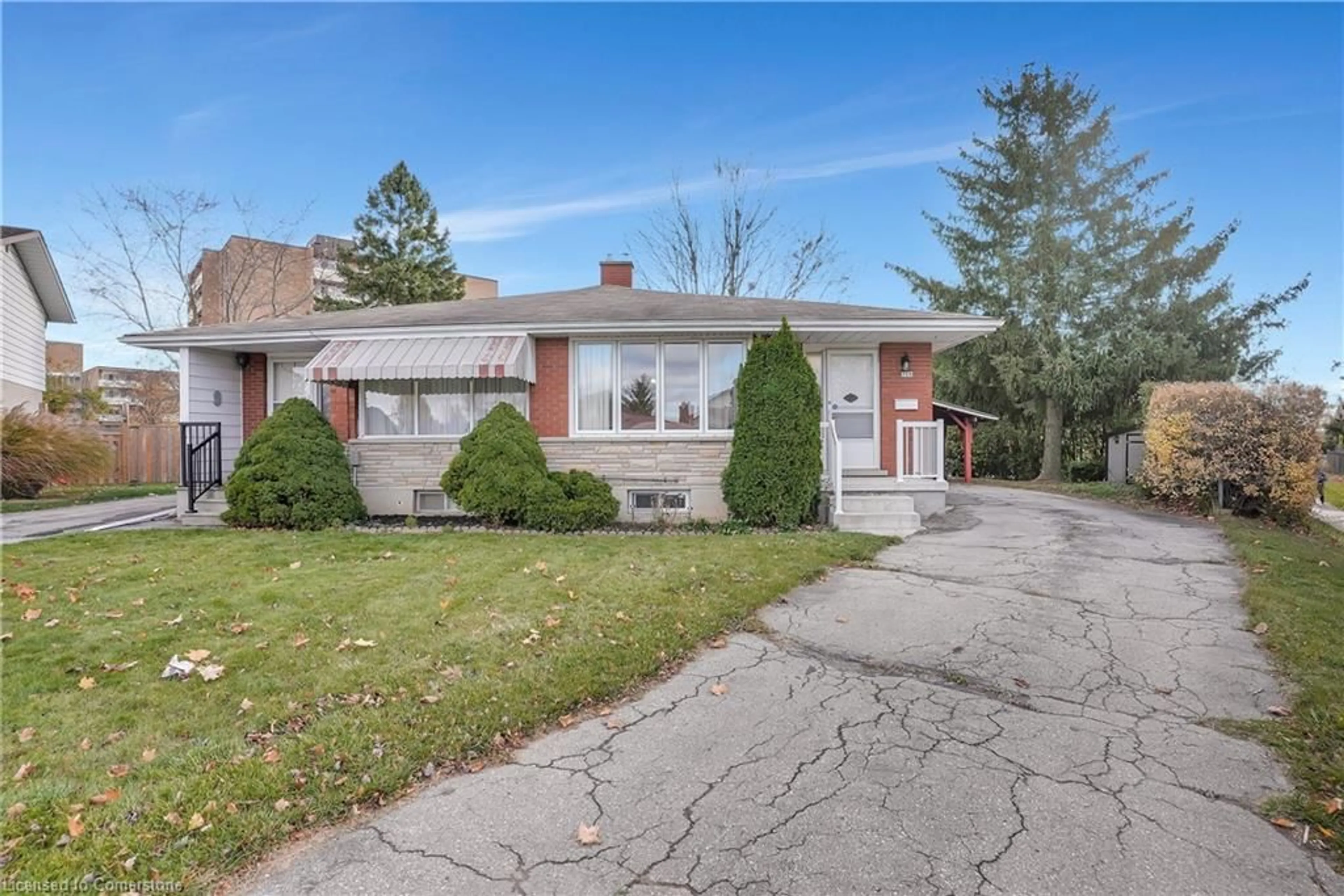 Frontside or backside of a home, the street view for 104 Strathcona Cres, Kitchener Ontario N2B 2W9