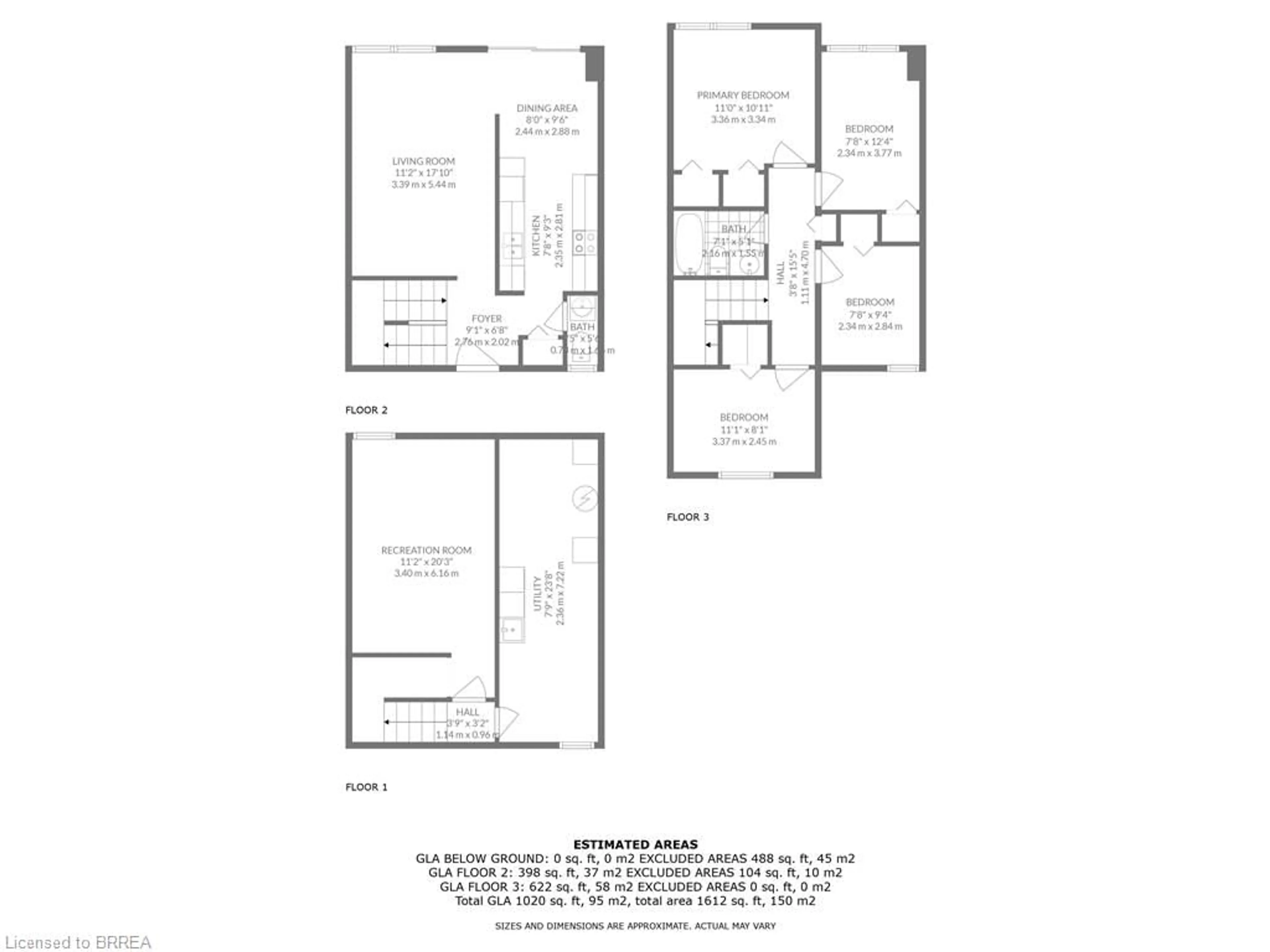 Floor plan for 273 Elgin St #44, Brantford Ontario N3S 5B2