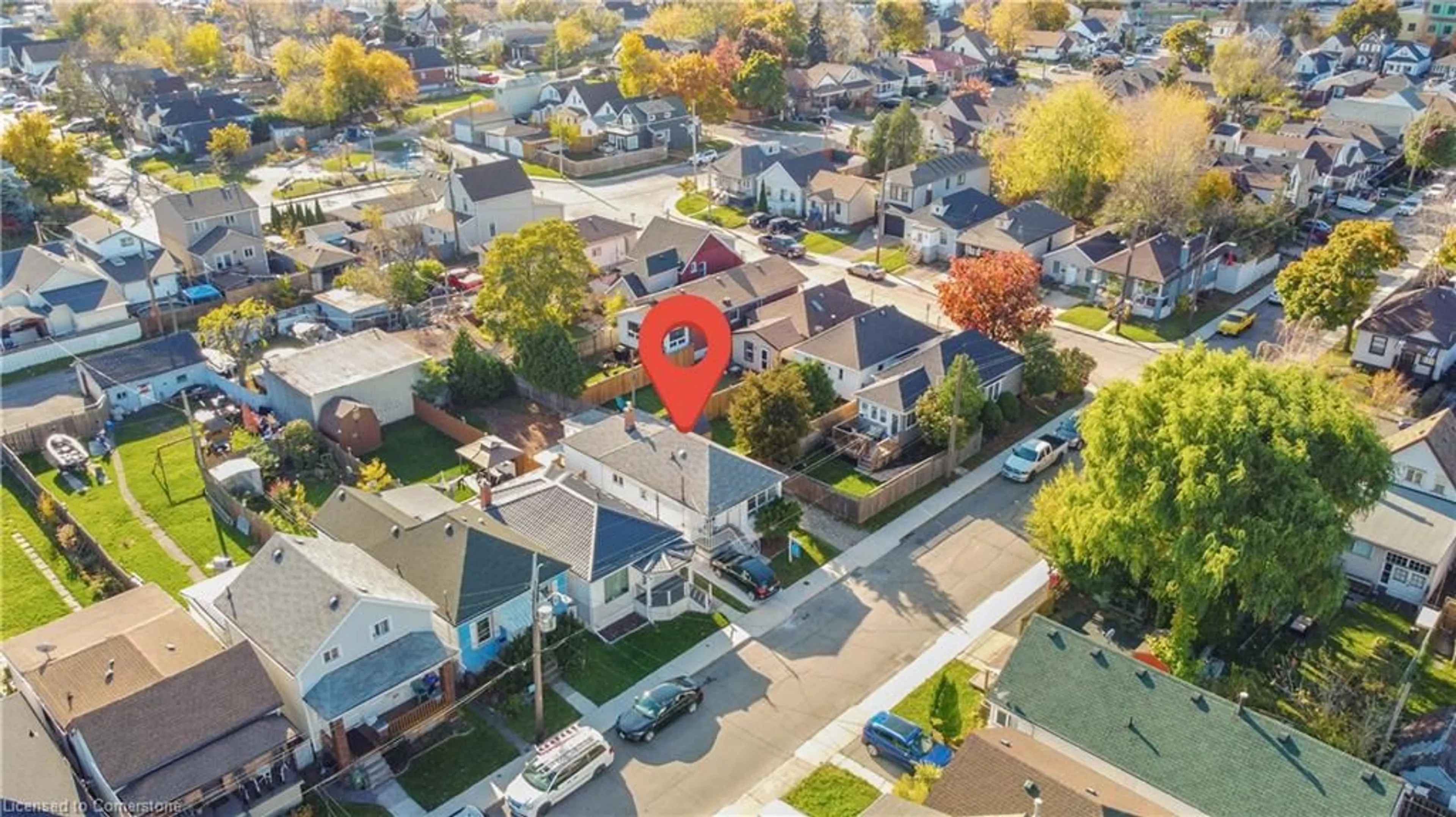 Frontside or backside of a home, the street view for 56 Cambridge Ave, Hamilton Ontario L8H 1T6