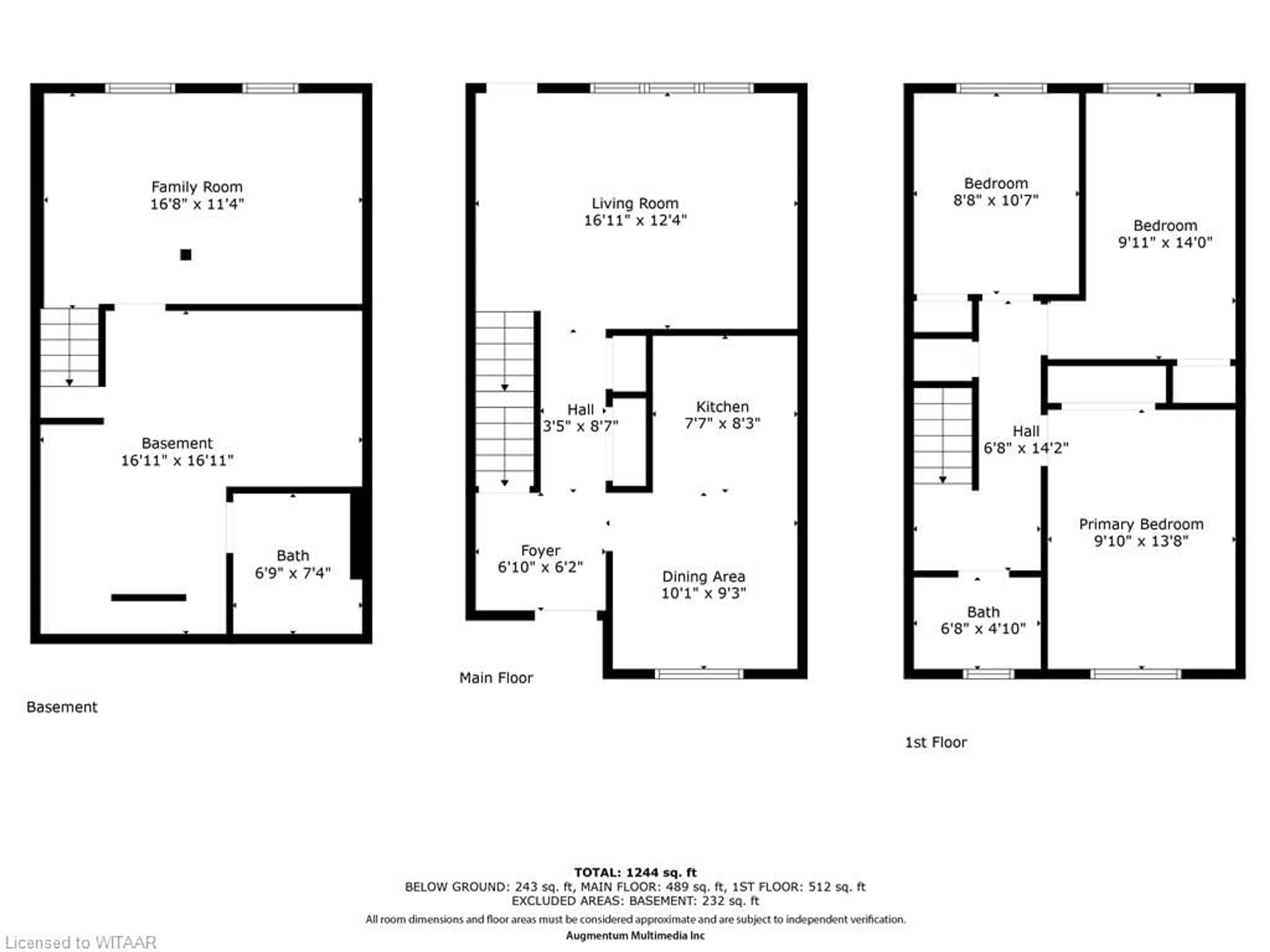 Floor plan for 280 Thaler Ave #31, Kitchener Ontario N2A 1R6