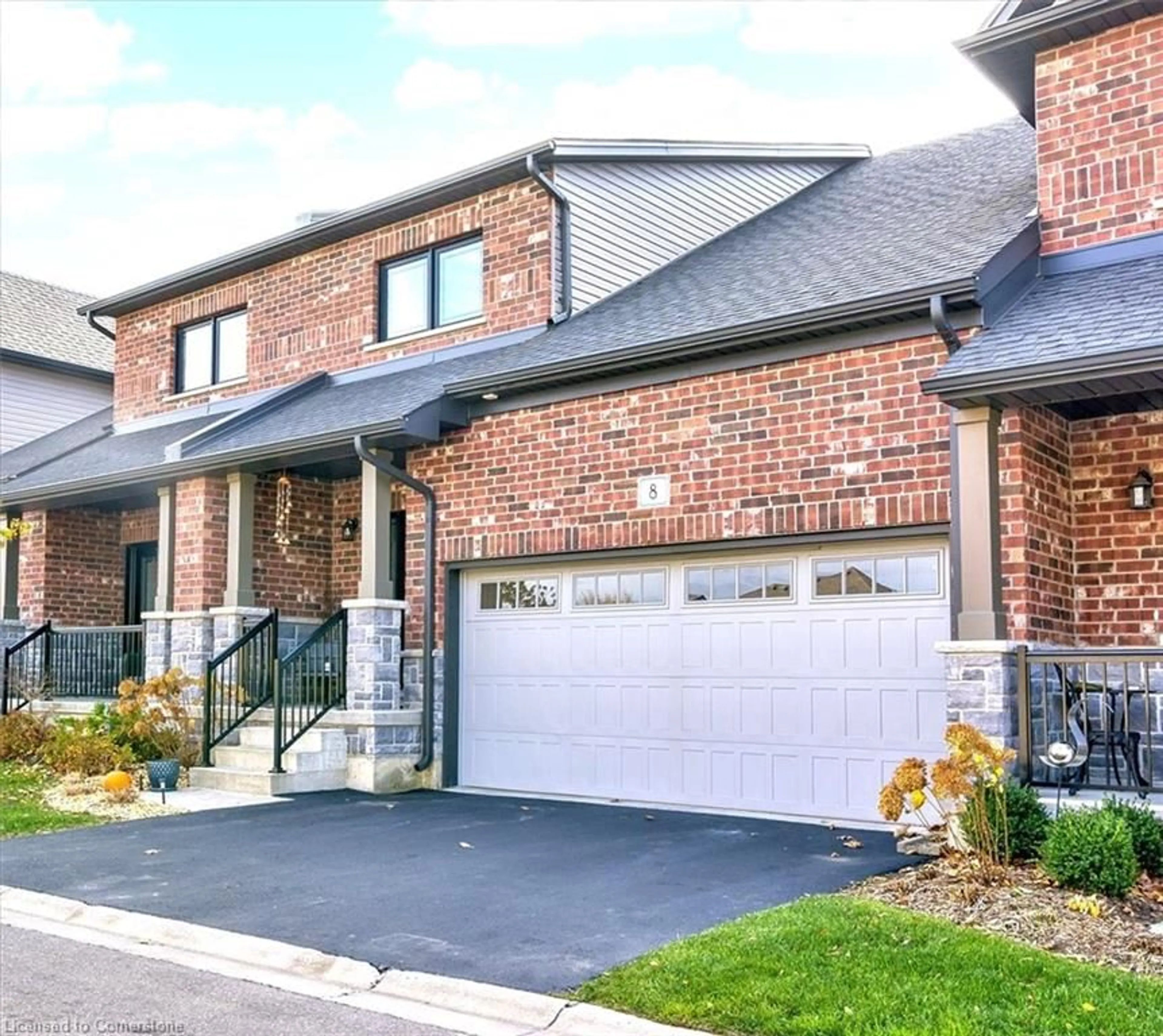 Home with brick exterior material for 8 Tamarack Way, Simcoe Ontario N3Y 0E5