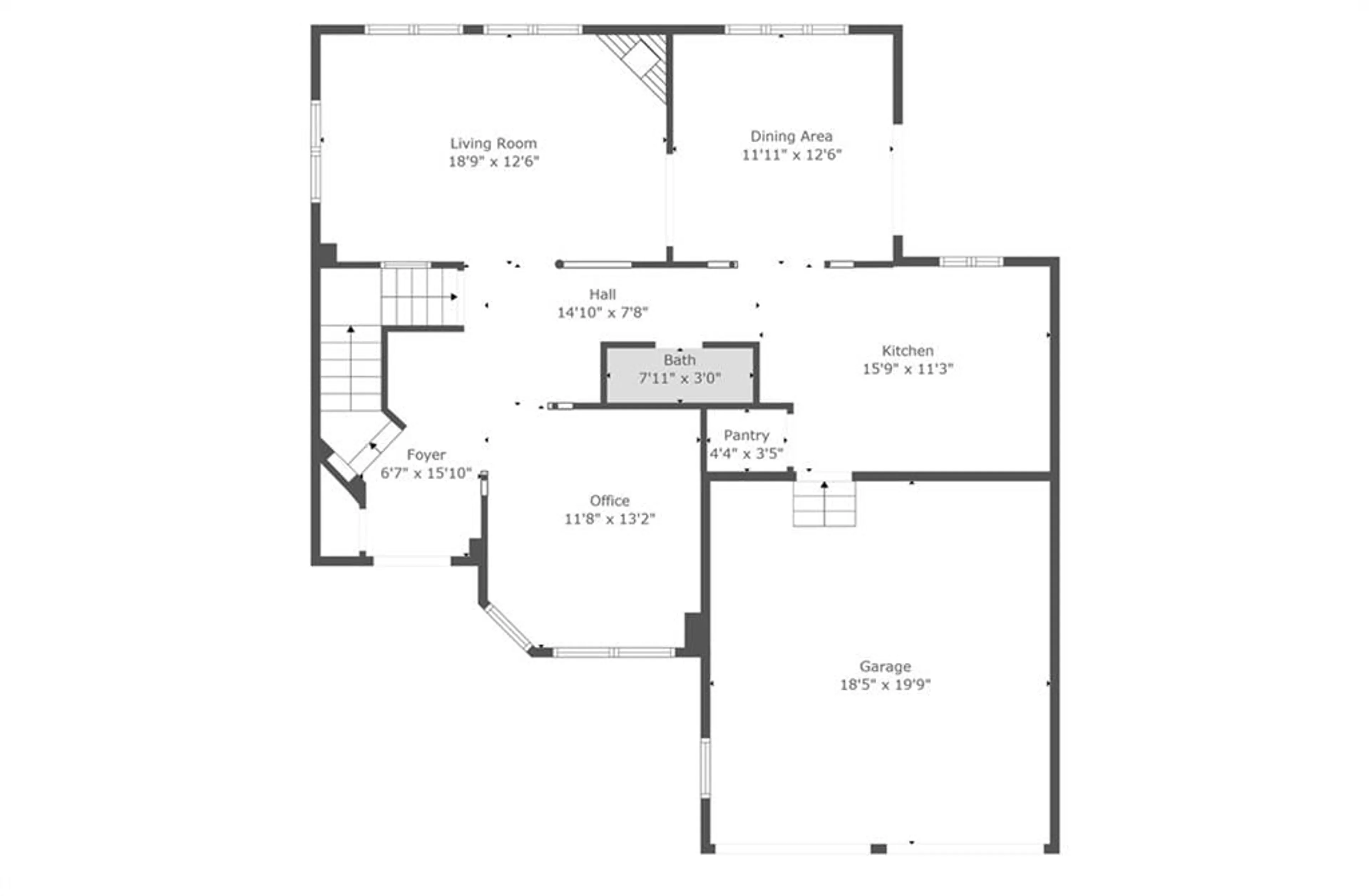 Floor plan for 36 Stapleton Pl, Barrie Ontario L4N 5Z4