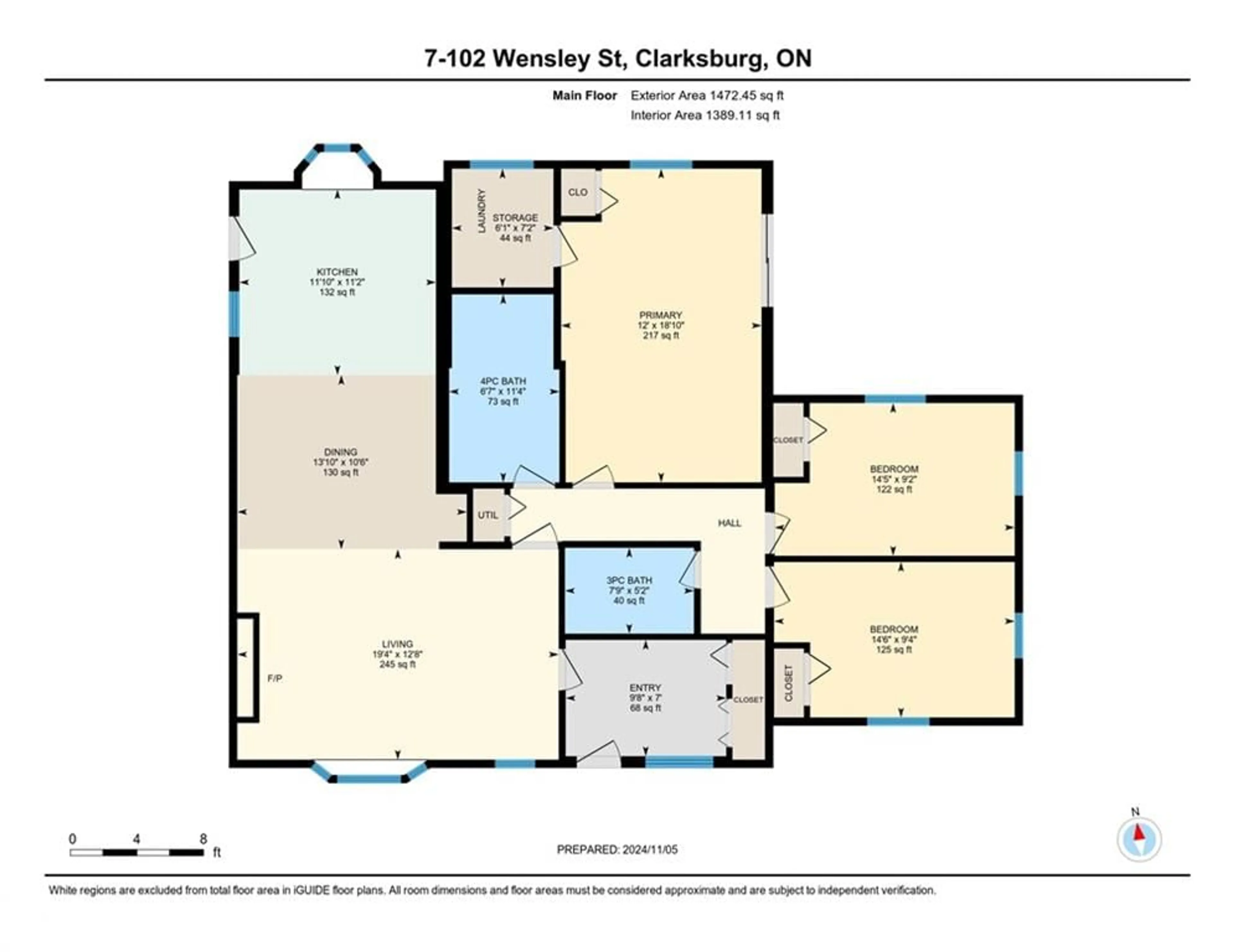 Floor plan for 102 Wensley Dr #7, The Blue Mountains Ontario N0H 1J0