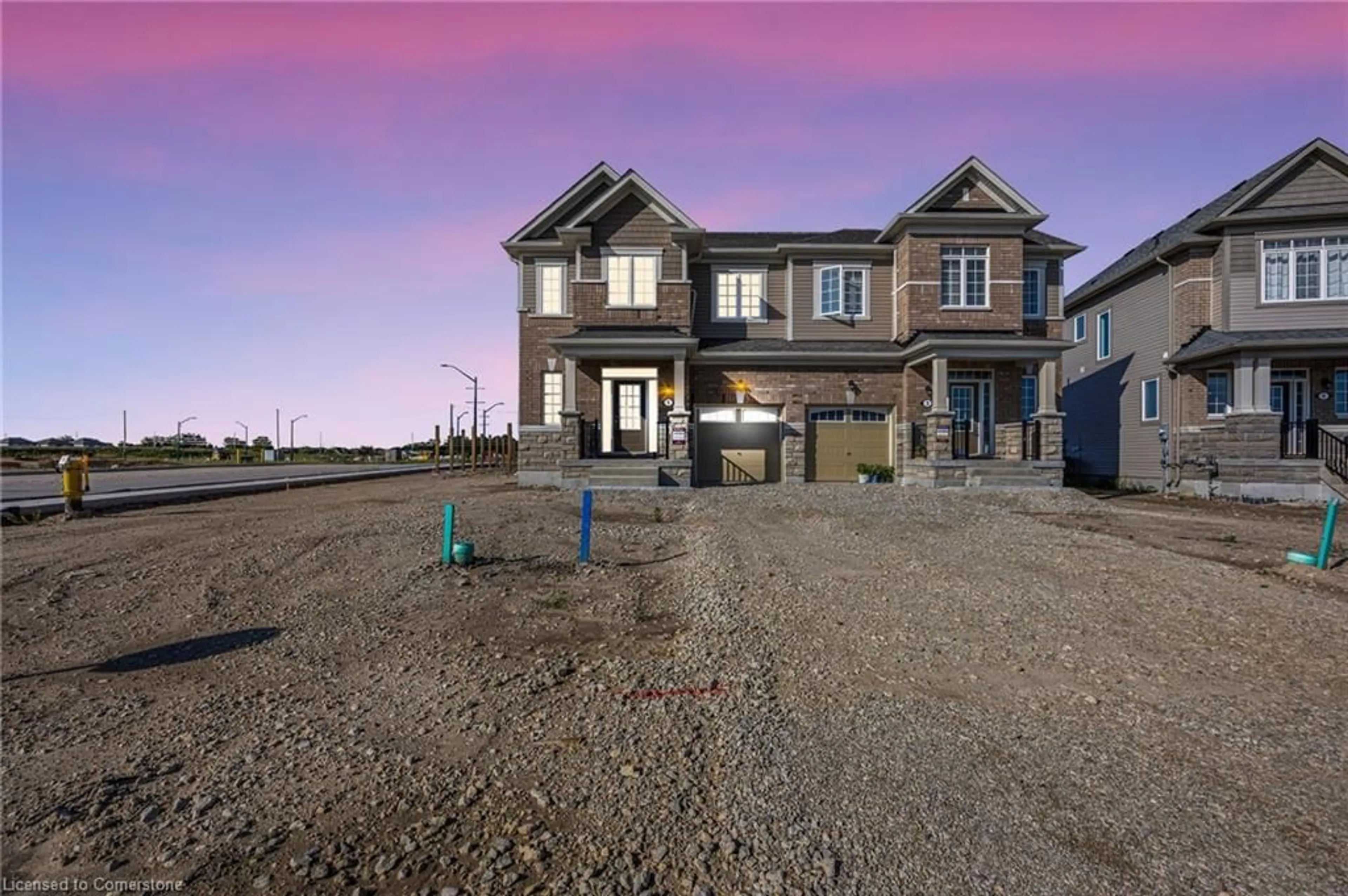 Frontside or backside of a home, the street view for 1 Mission St, Wasaga Beach Ontario L6Z 0L8