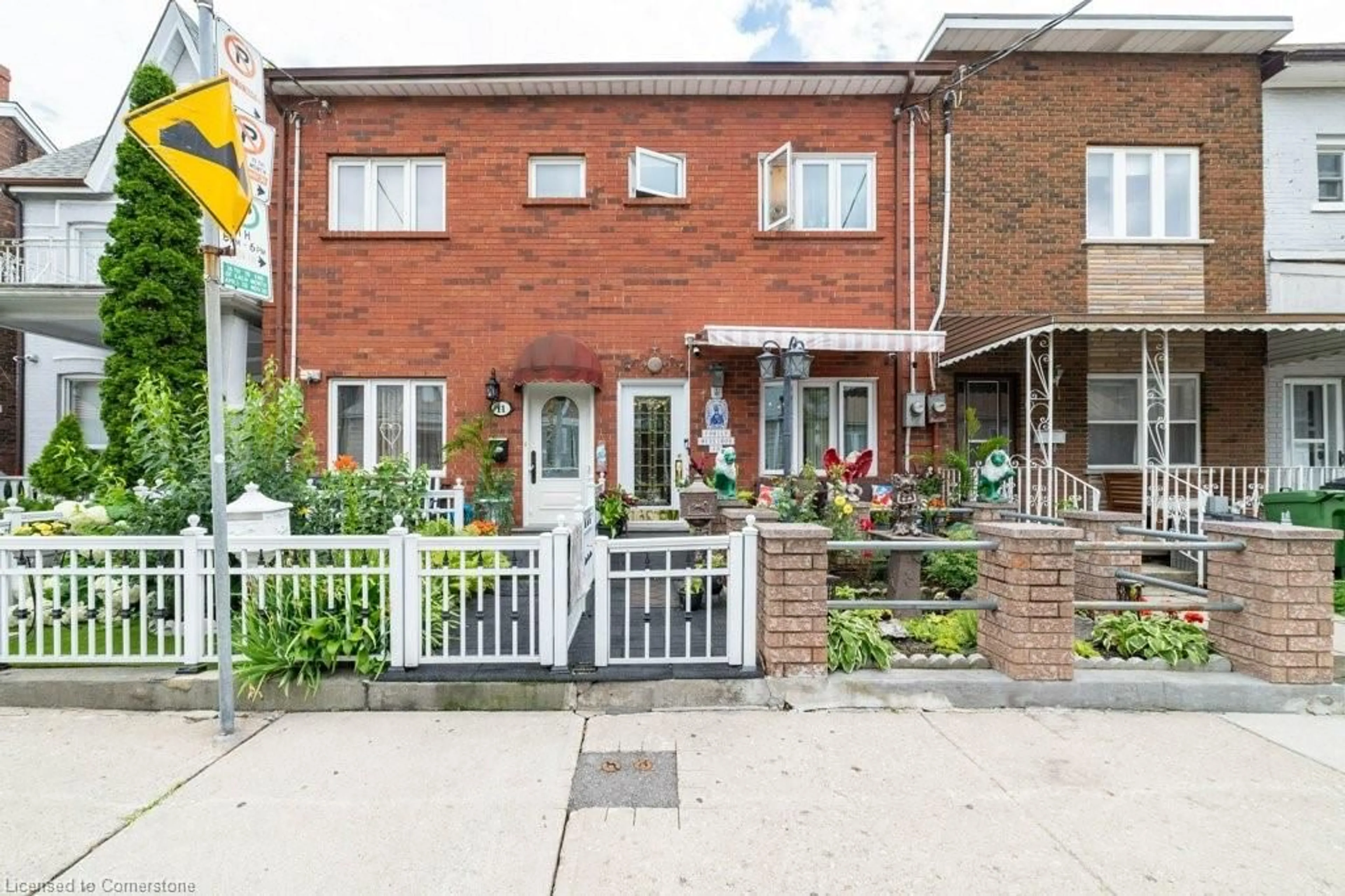 A pic from exterior of the house or condo, the street view for 13 Rolyat St, Toronto Ontario M6J 1S5