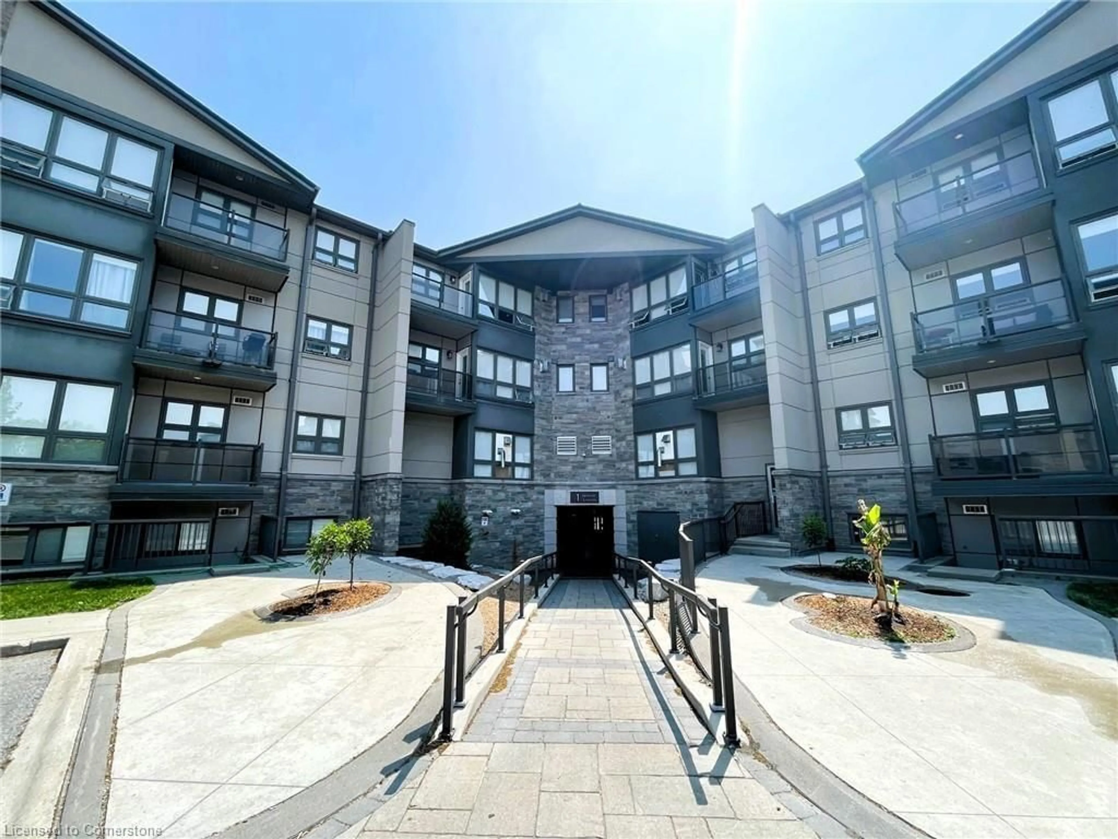 A pic from exterior of the house or condo, the front or back of building for 1 Jacksway Cres #406, London Ontario N5X 3T5