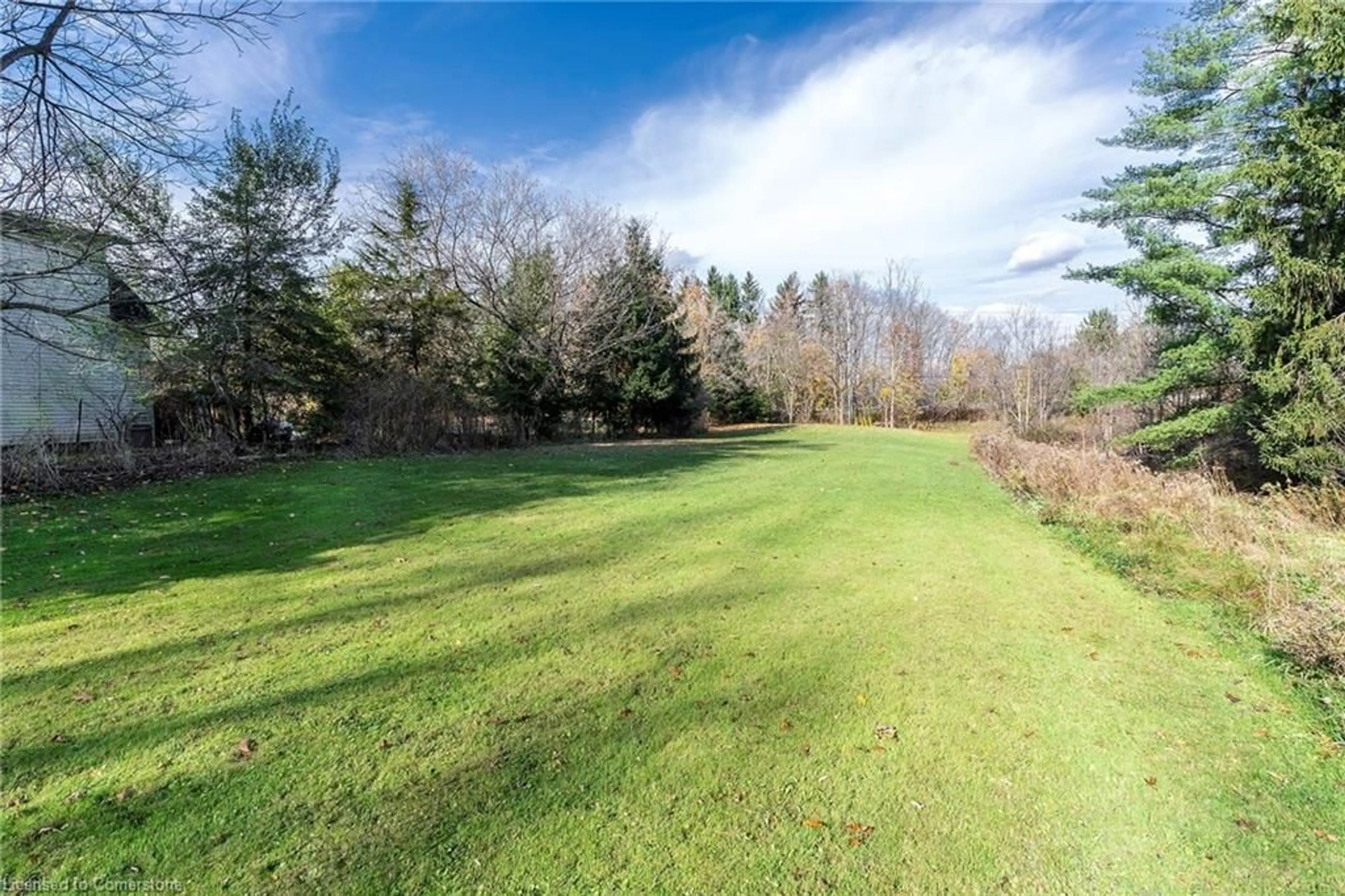 Patio, the fenced backyard for 1110 Wilson St, Ancaster Ontario L8S 4K5