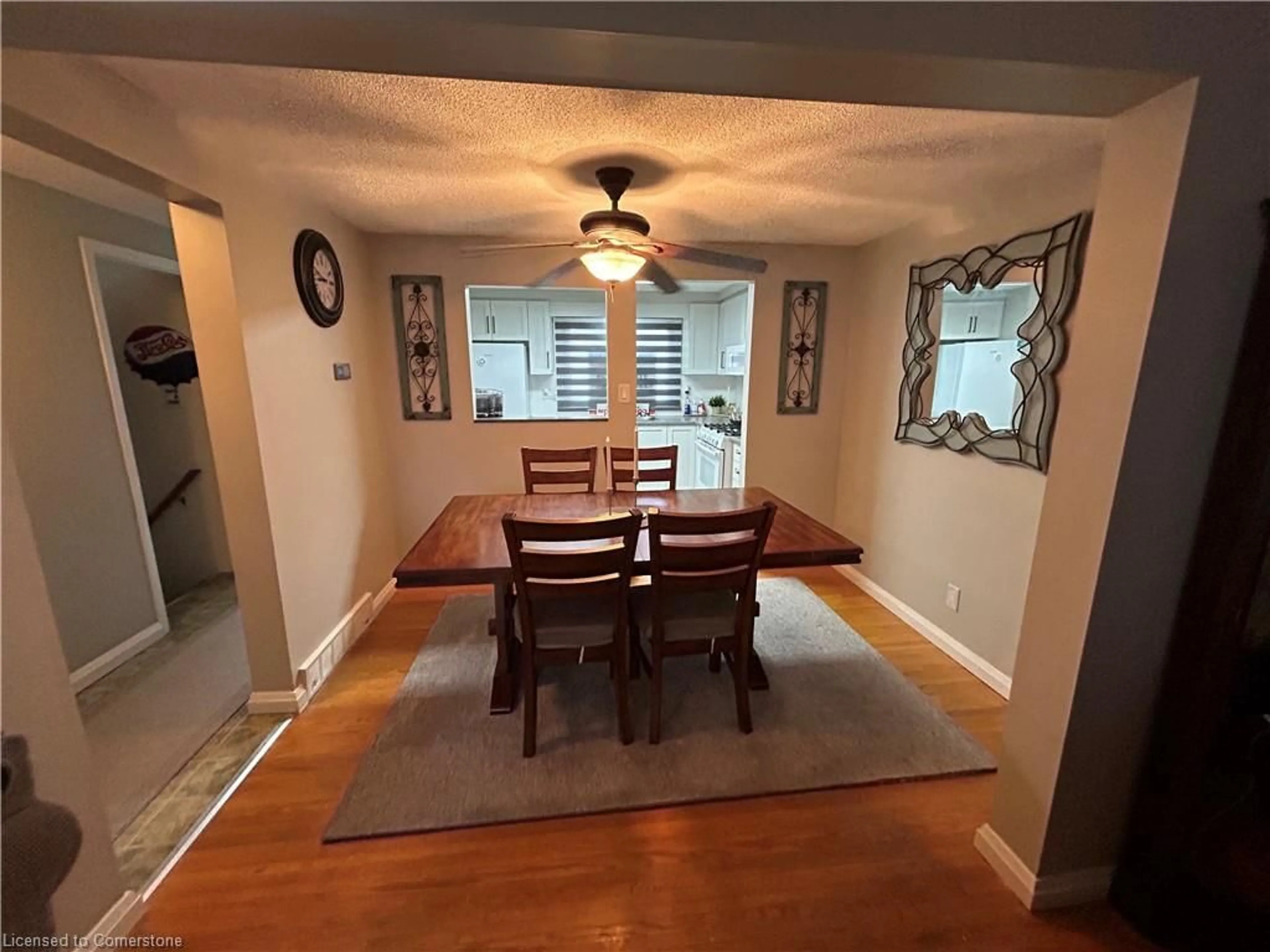 Dining room, wood floors, cottage for 151 Gateshead Cres #24, Stoney Creek Ontario L8G 3W1