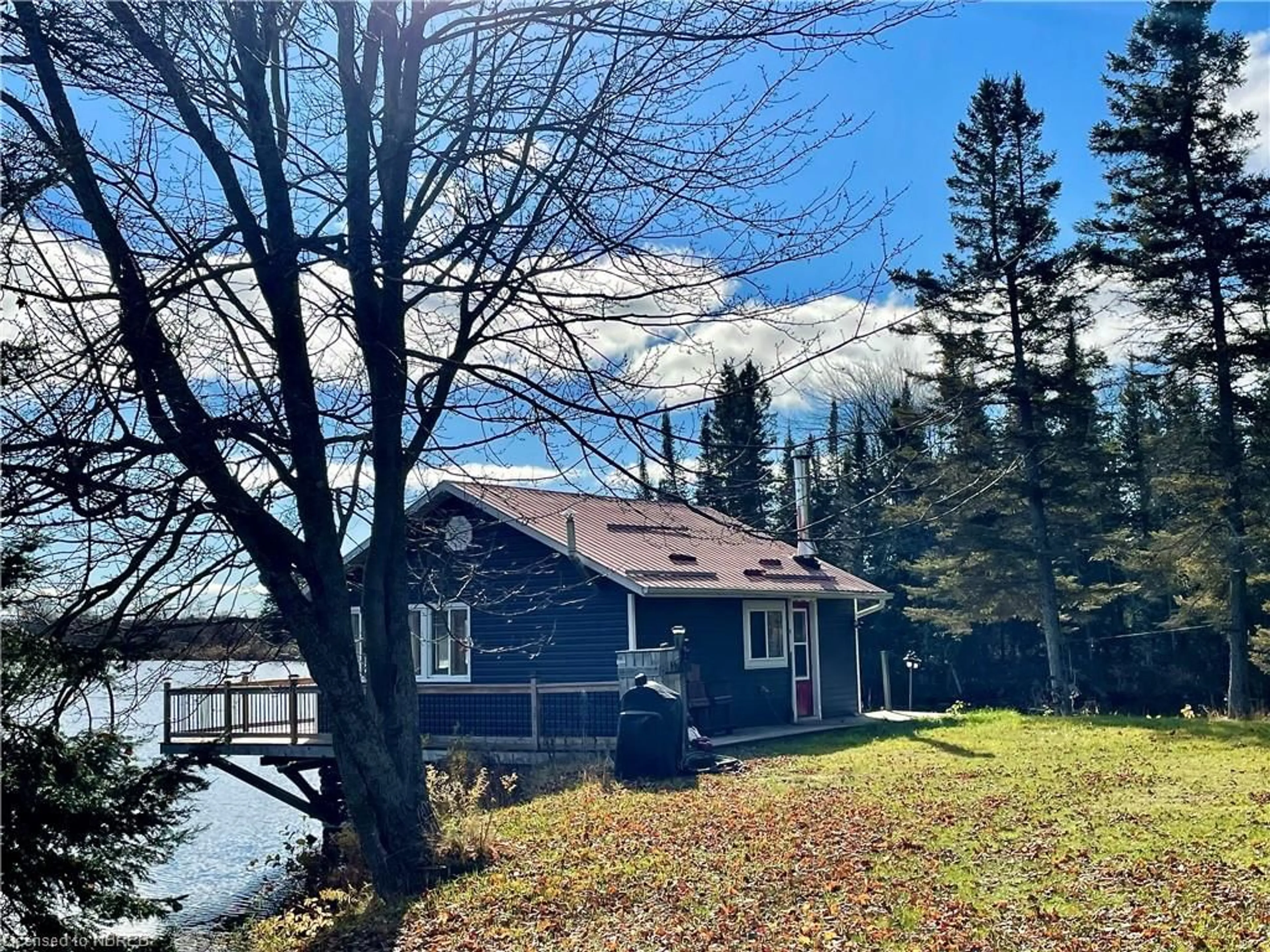 A pic from outside/outdoor area/front of a property/back of a property/a pic from drone, water/lake/river/ocean view for 234 Levert Dr, Sturgeon Falls Ontario P2B 2P2