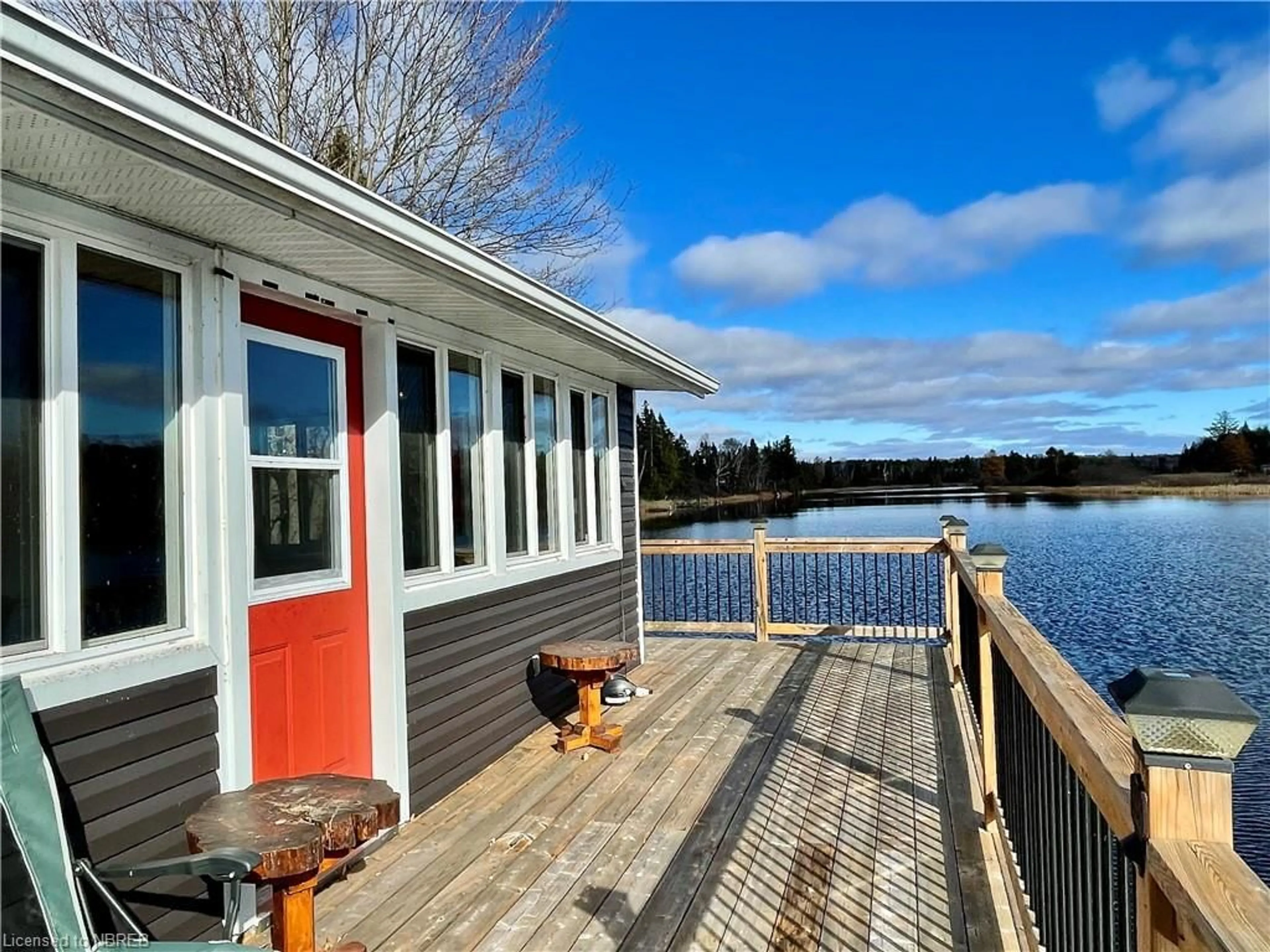 Patio, water/lake/river/ocean view for 234 Levert Dr, Sturgeon Falls Ontario P2B 2P2