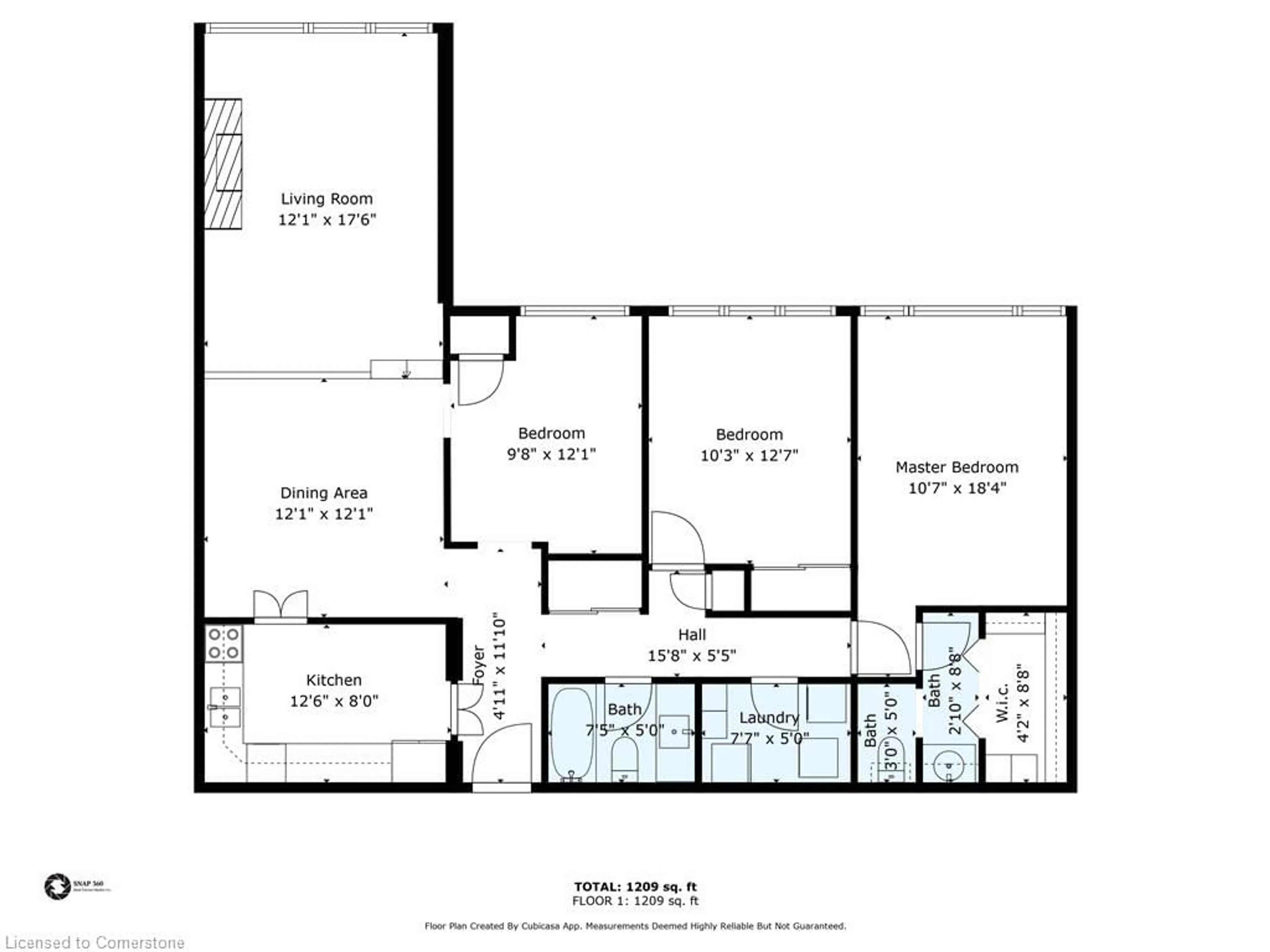 Floor plan for 1359 White Oaks Blvd #1604, Oakville Ontario L6H 2R8