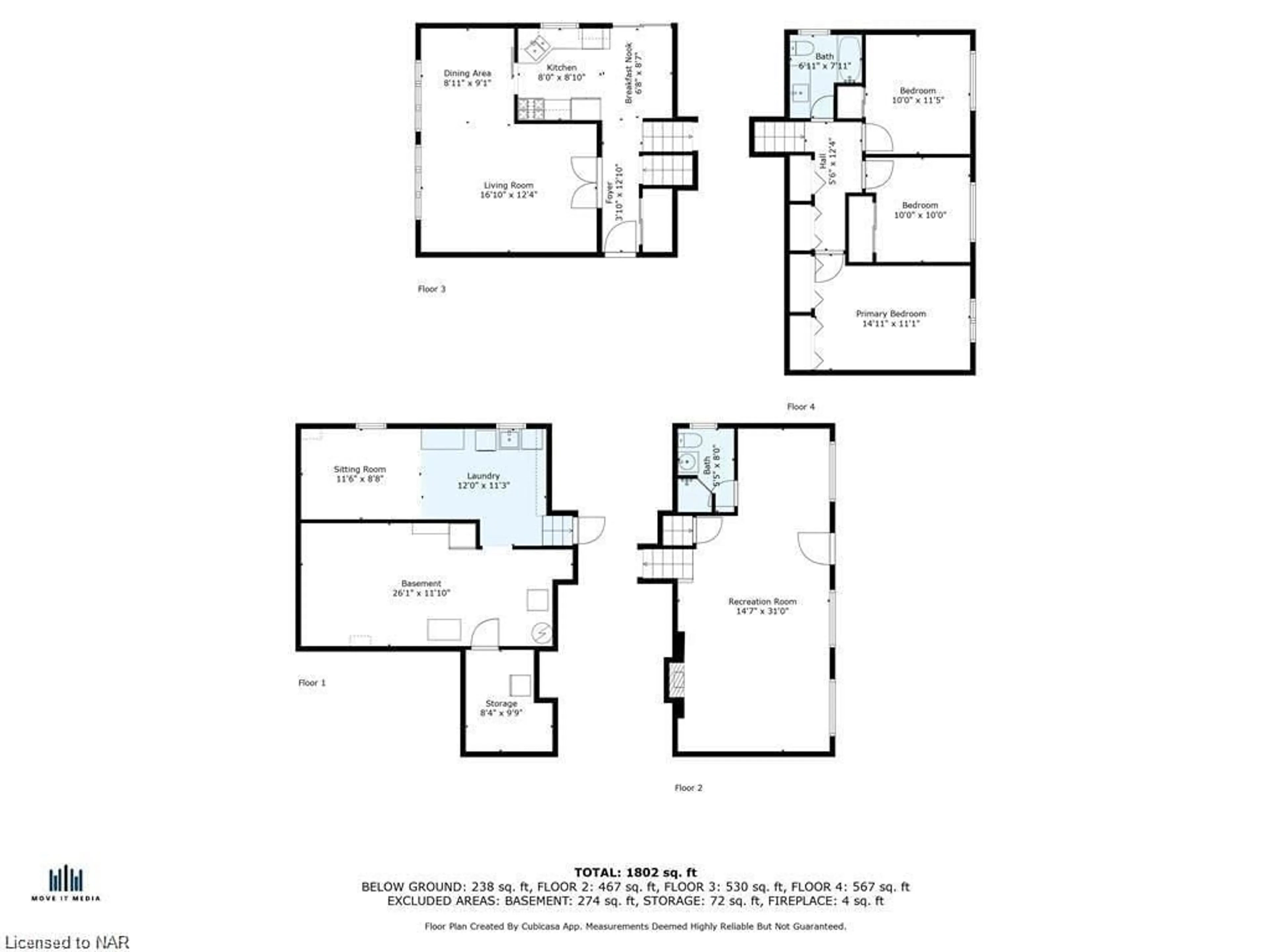 Floor plan for 55 Sherwood Forest Trail, Welland Ontario L3C 5X7