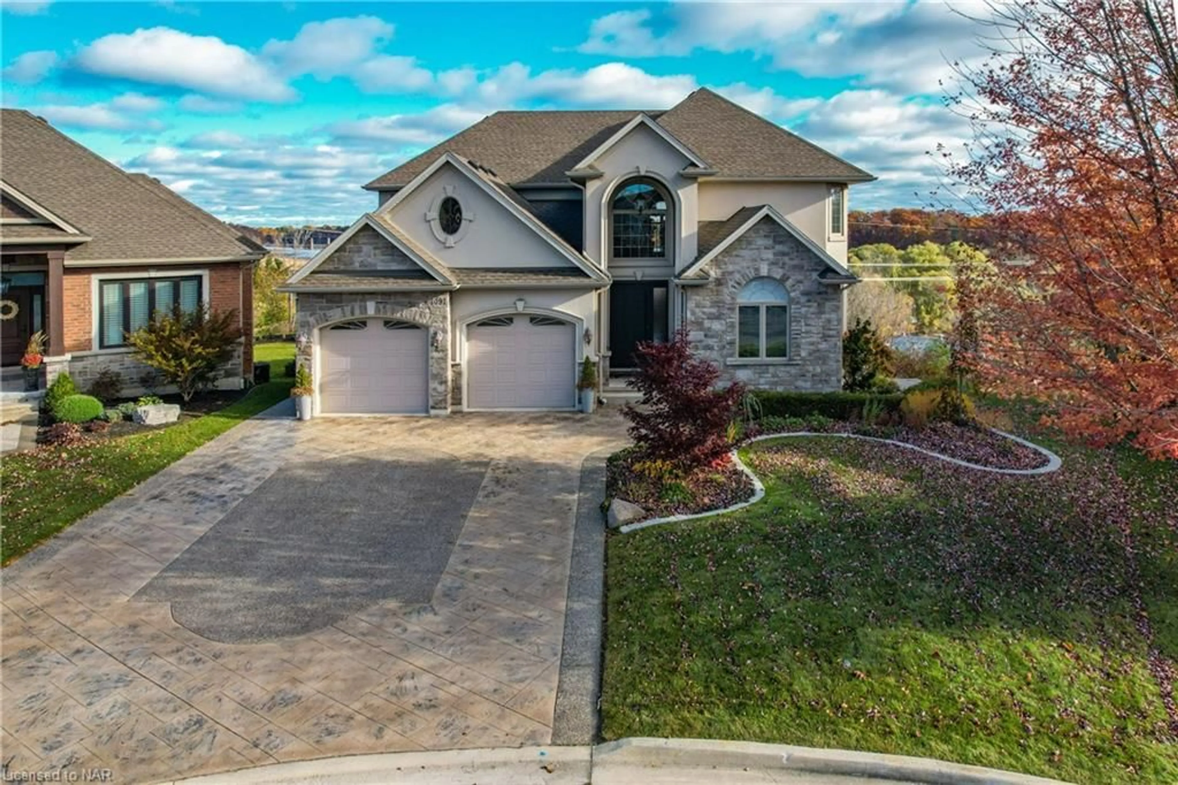 Frontside or backside of a home, the street view for 3091 Jason's Point Pt, Vineland Ontario L0R 2C0