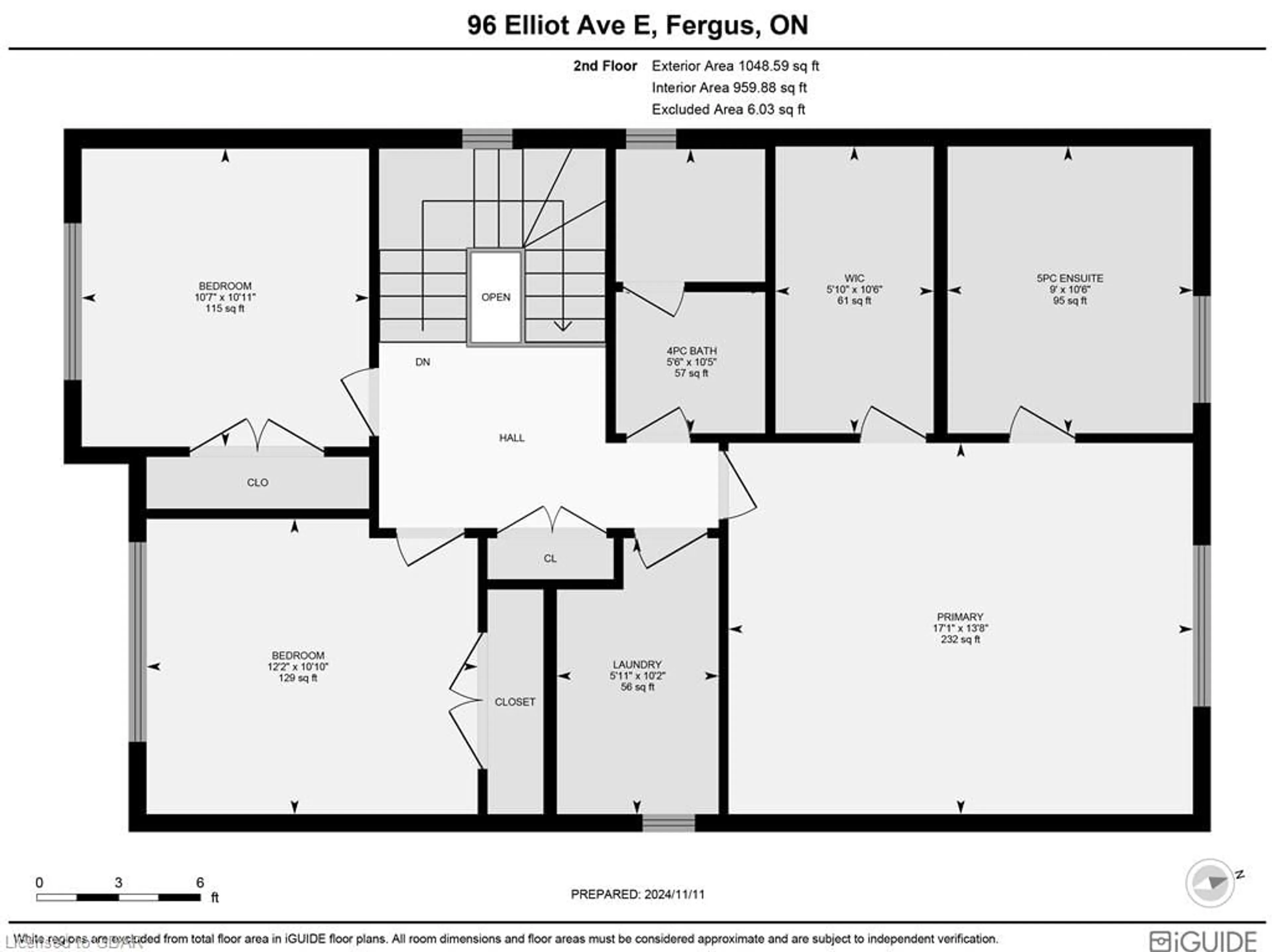 Floor plan for 96 Elliot Ave, Fergus Ontario N1M 2W3