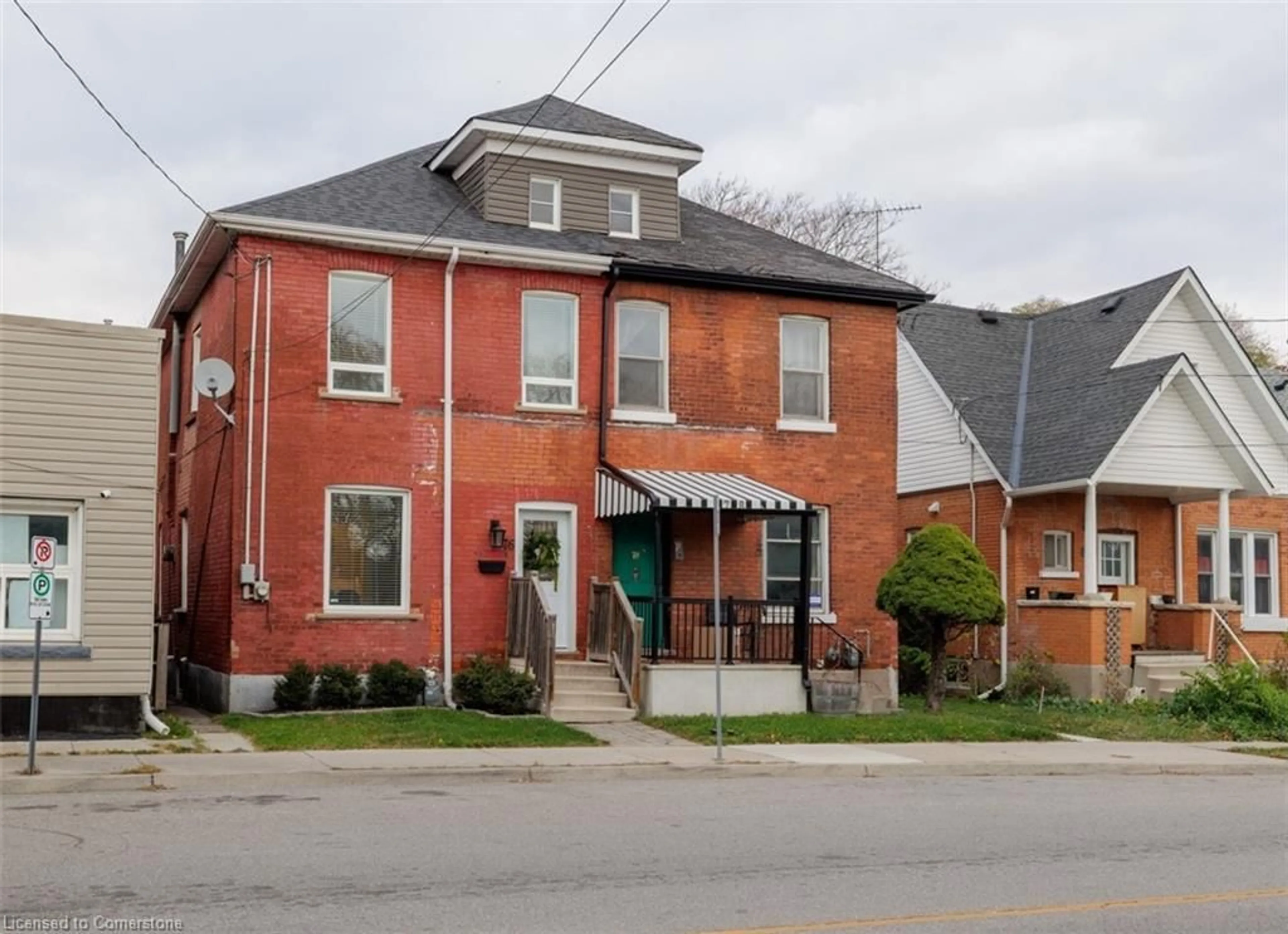 Frontside or backside of a home, the front or back of building for 76 Grey St, Brantford Ontario N3T 2T5