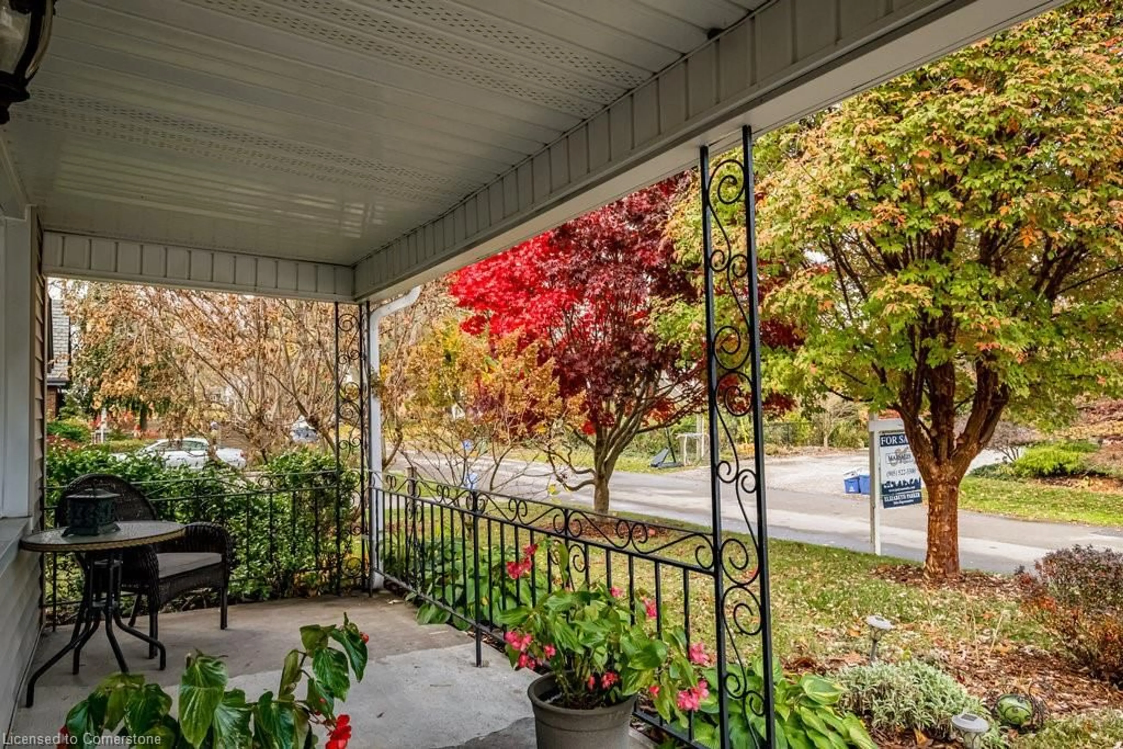 Patio, the fenced backyard for 5 Rowanwood Ave, Dundas Ontario L9H 4C9