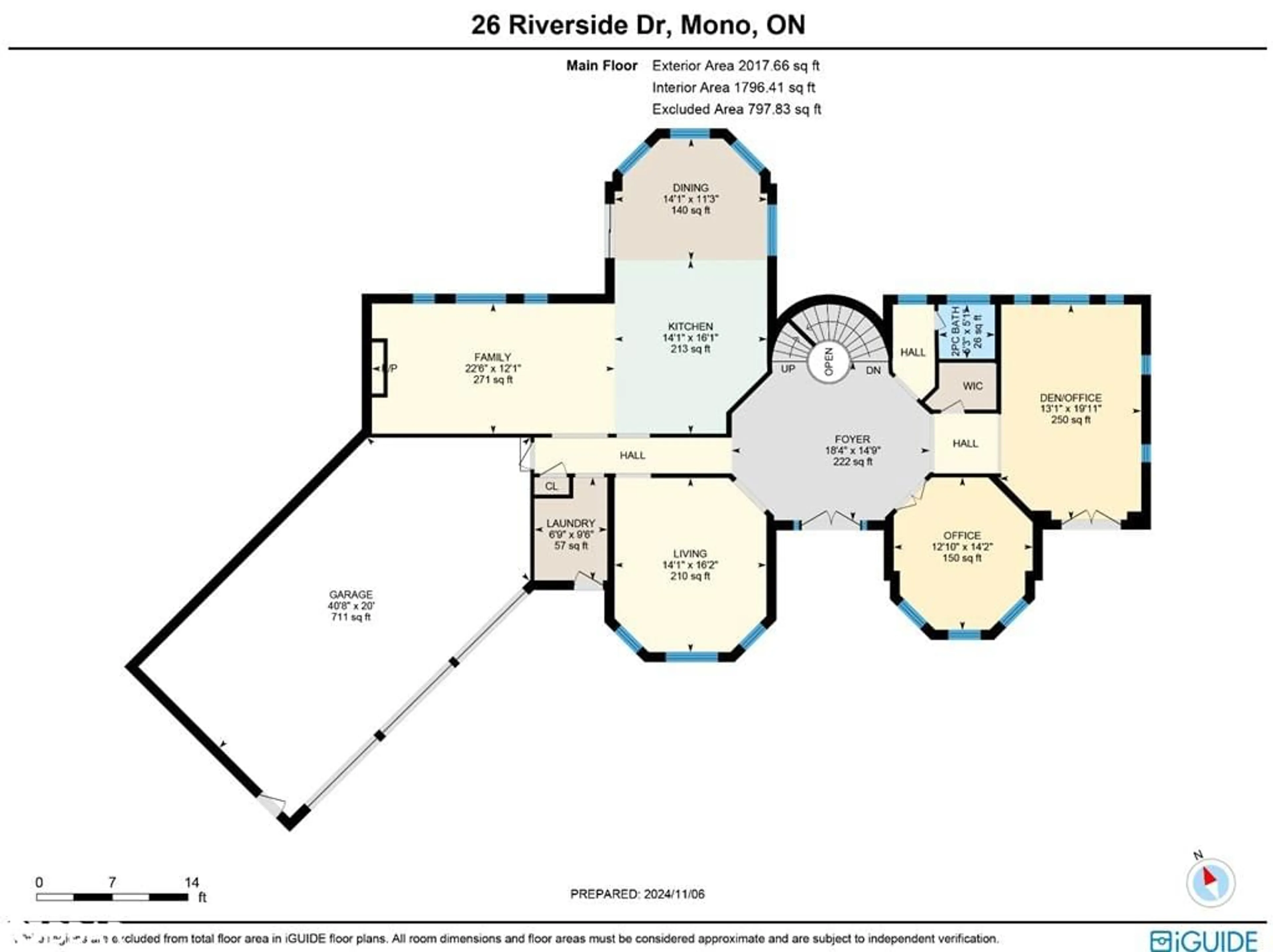 Floor plan for 26 Riverside Dr, Mono Ontario L9W 6L4