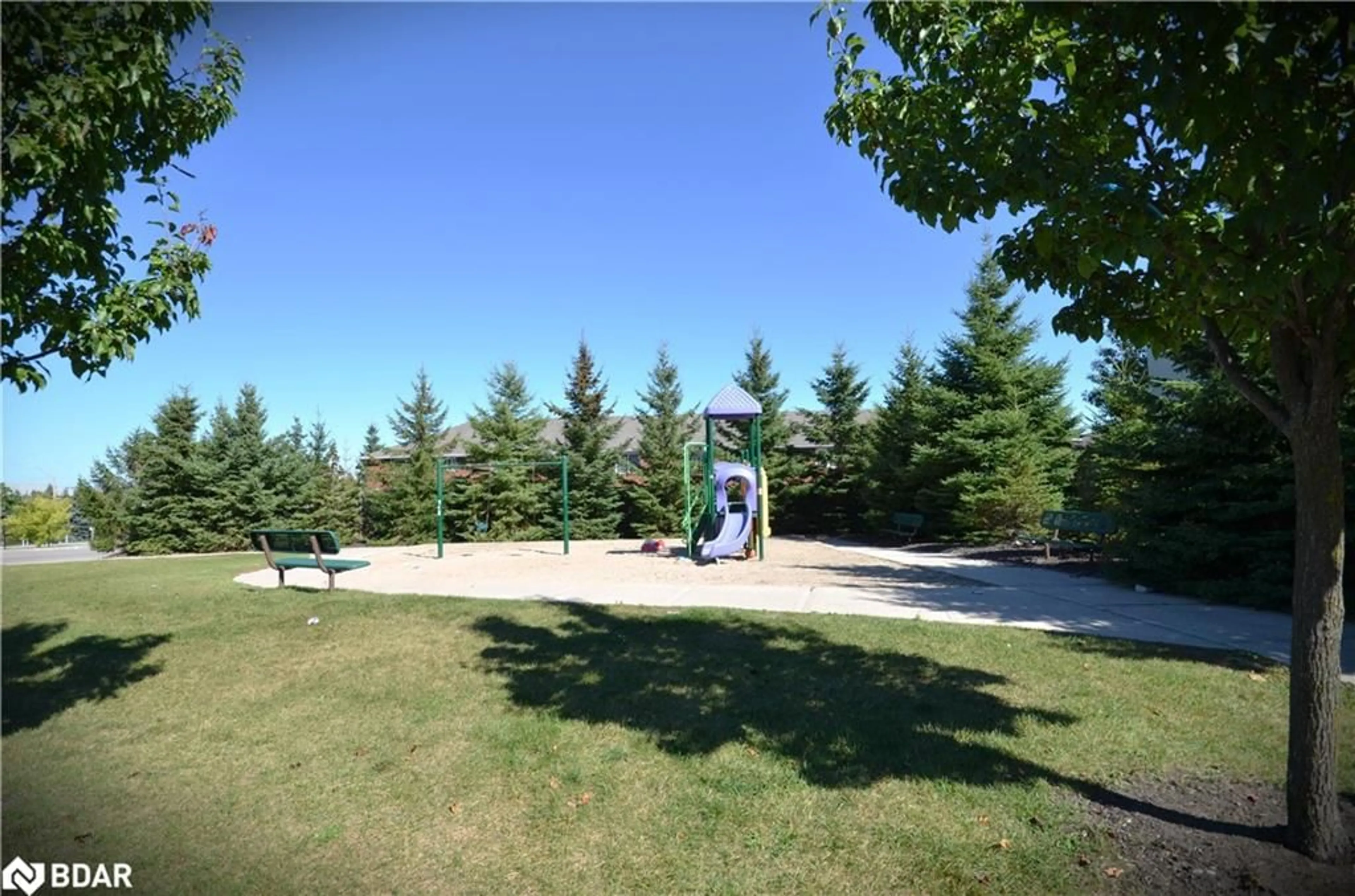 Patio, the fenced backyard for 175 Stanley Street #11, Barrie Ontario L4M 0G2