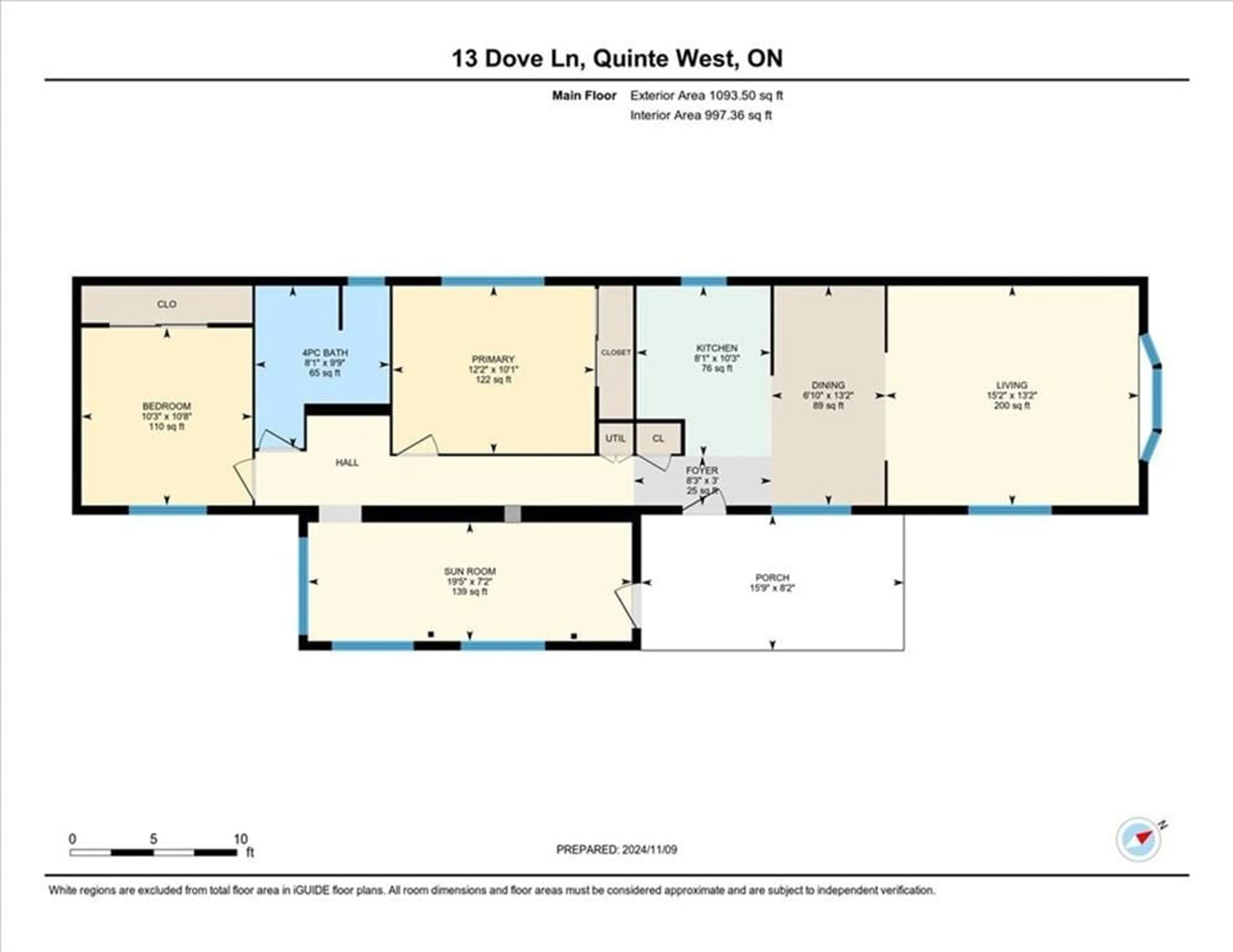 Floor plan for 13 Dove Lane, Belleville Ontario K8N 4Z3