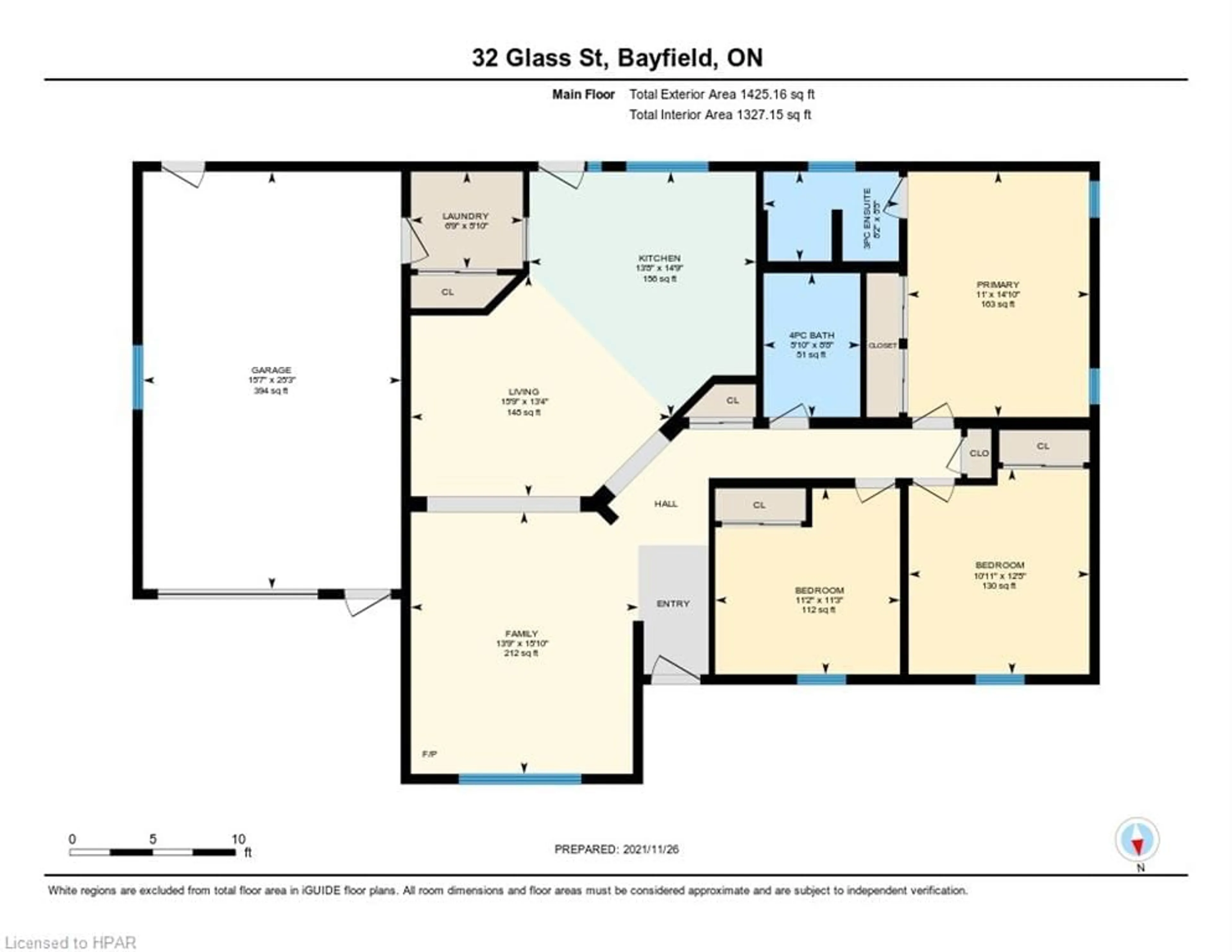 Floor plan for 32 Glass St, Bayfield Ontario N0M 1G0