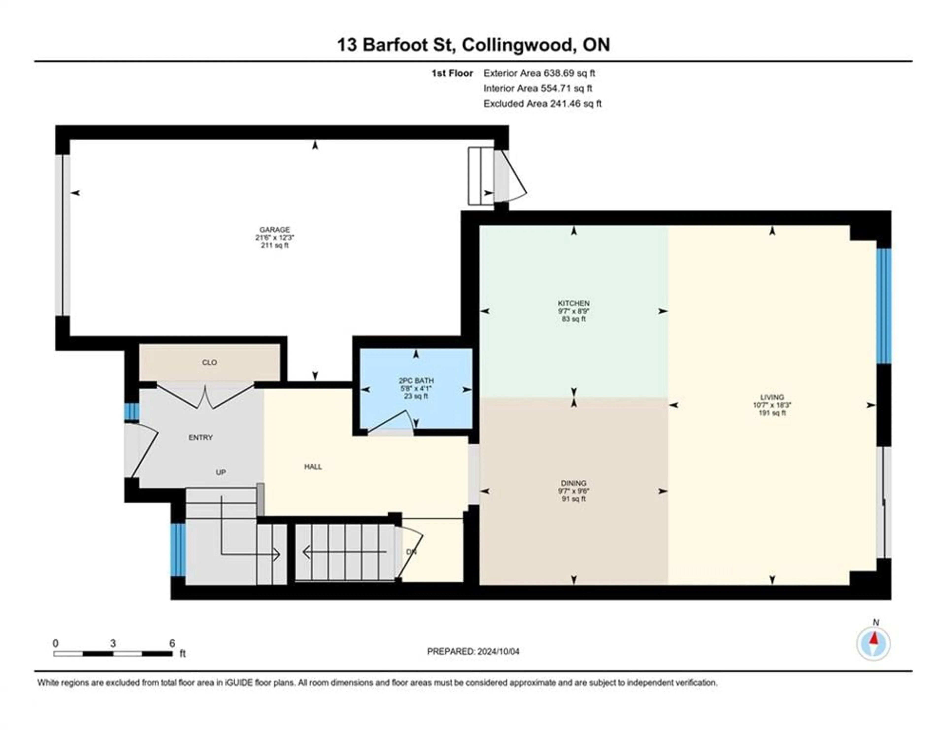 Floor plan for 13 Barfoot St, Collingwood Ontario L9Y 3Y7