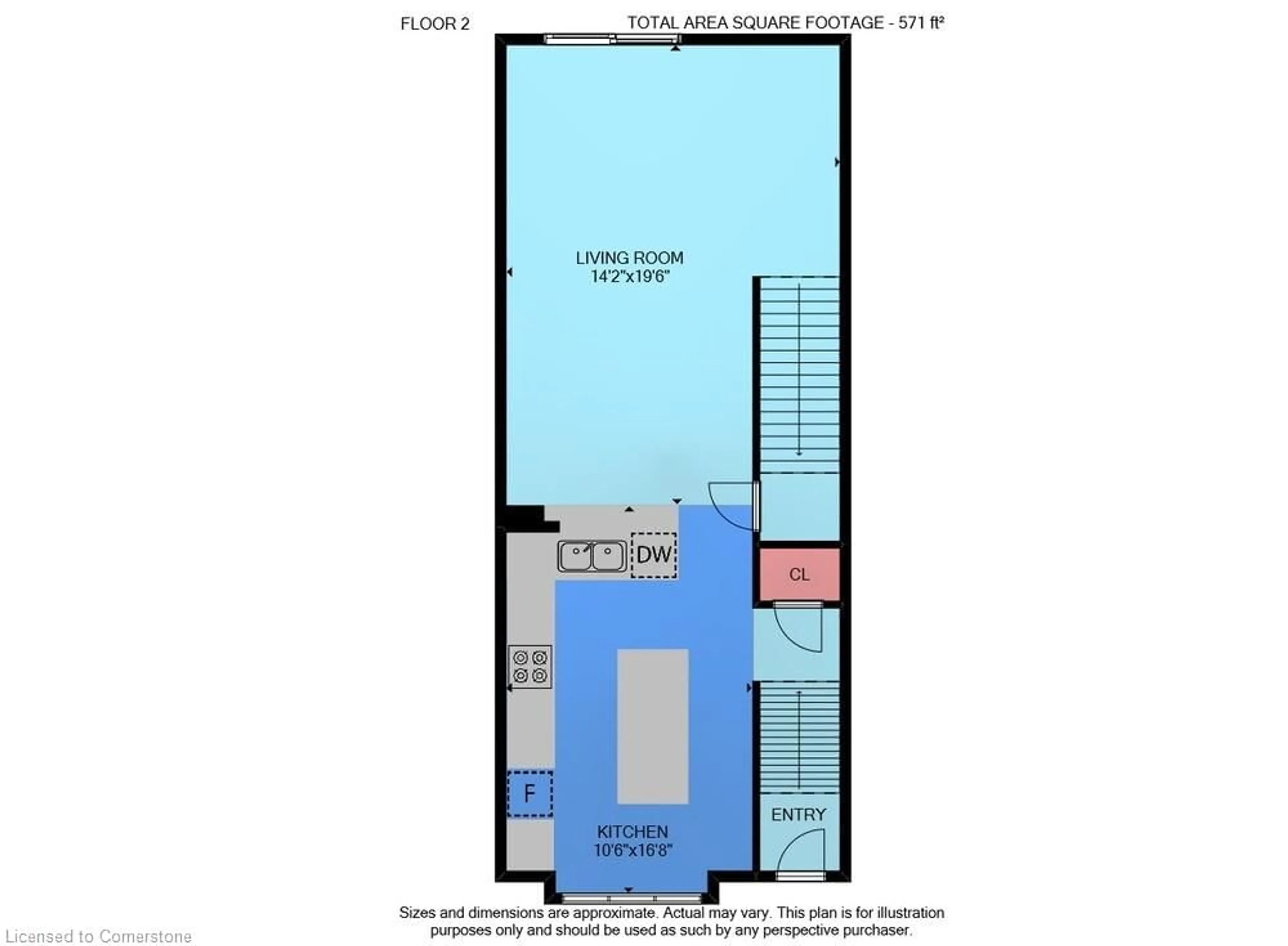 Floor plan for 57 Willow Lane, Grimsby Ontario L3M 0B2