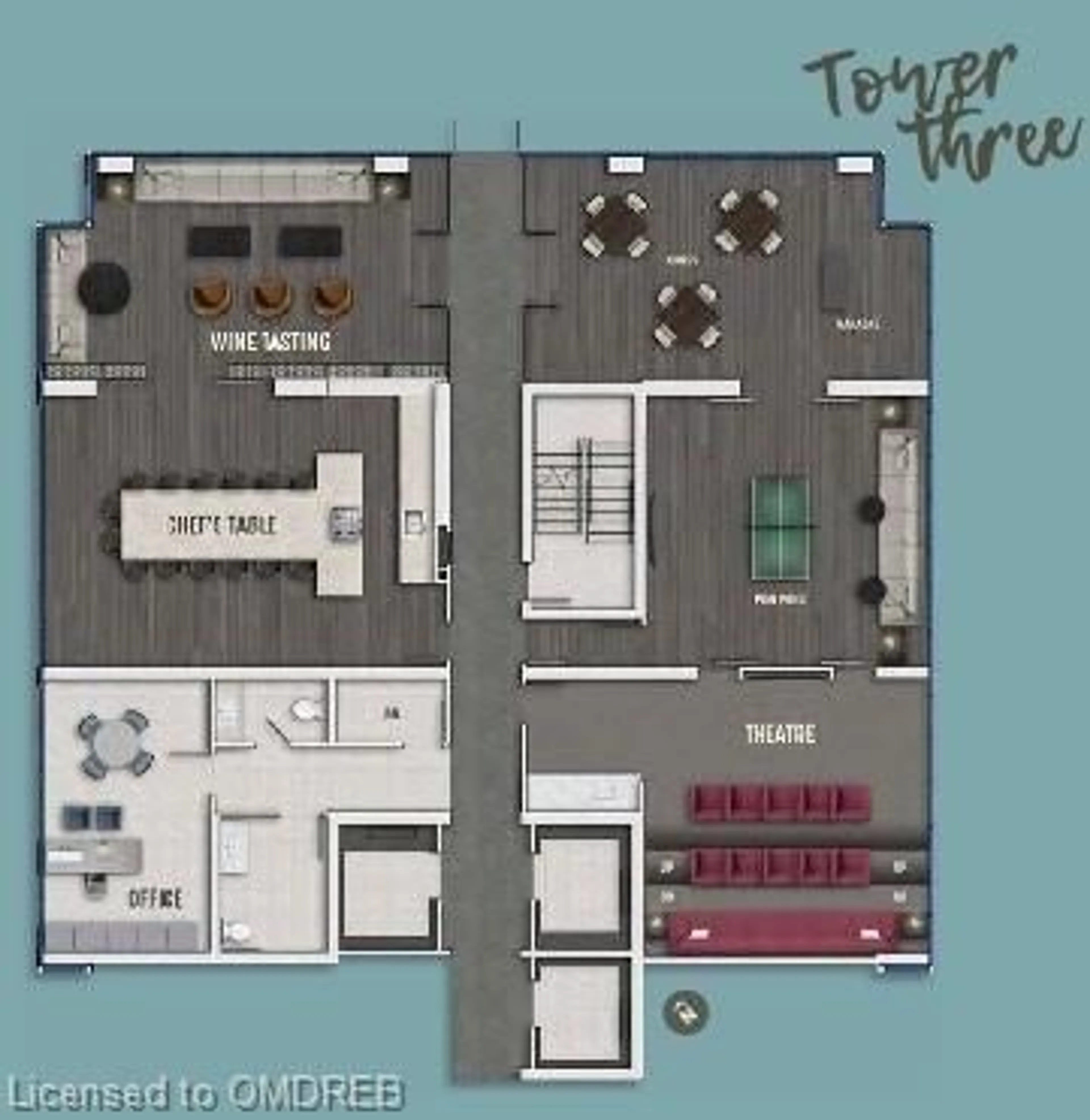 Floor plan for 297 Oak Walk Dr #807, Oakville Ontario L6H 3R6