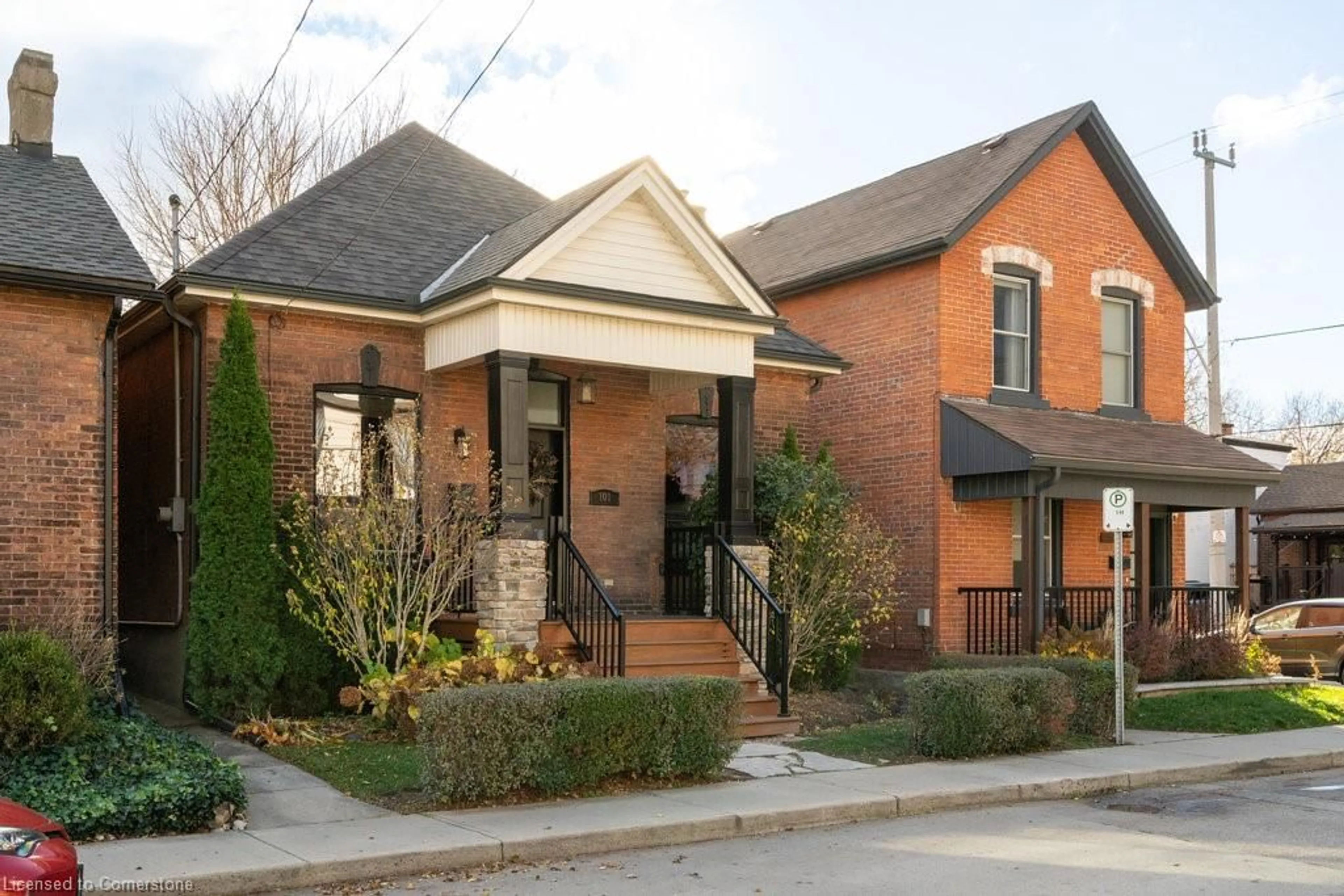 Home with brick exterior material for 101 Pearl St, Hamilton Ontario L8P 3X3