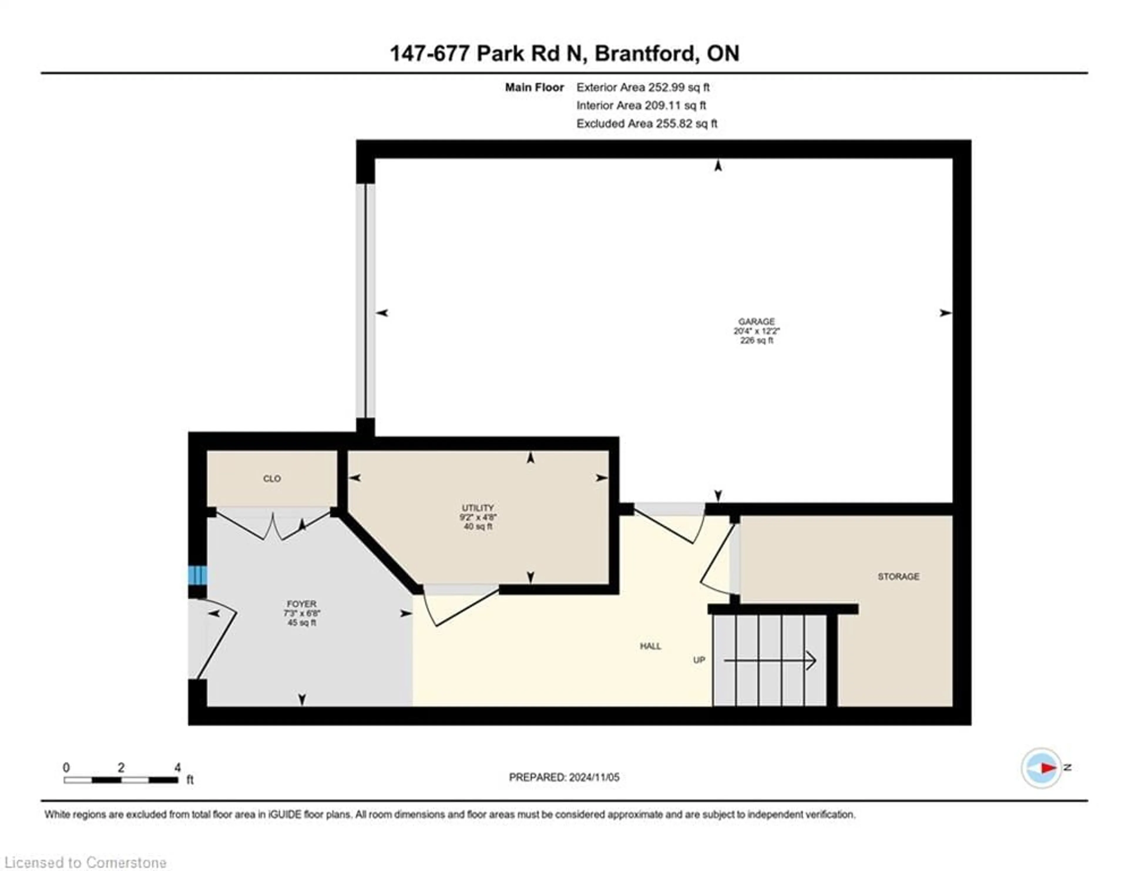 Floor plan for 677 Park Rd #147, Brantford Ontario N3R 0C2