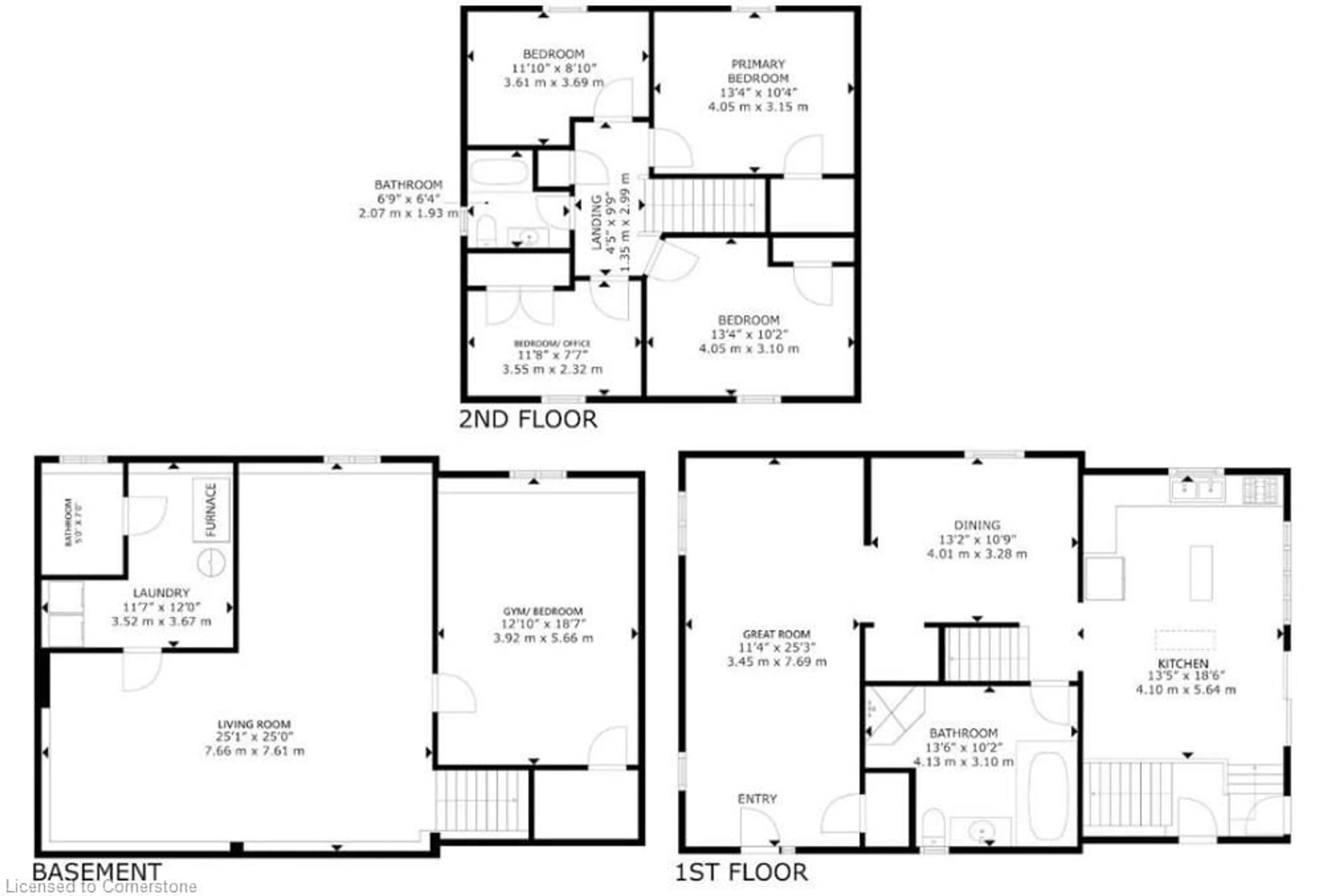 Floor plan for 1845 Charlotteville  East Quarter Line, Simcoe Ontario N3Y 4K5