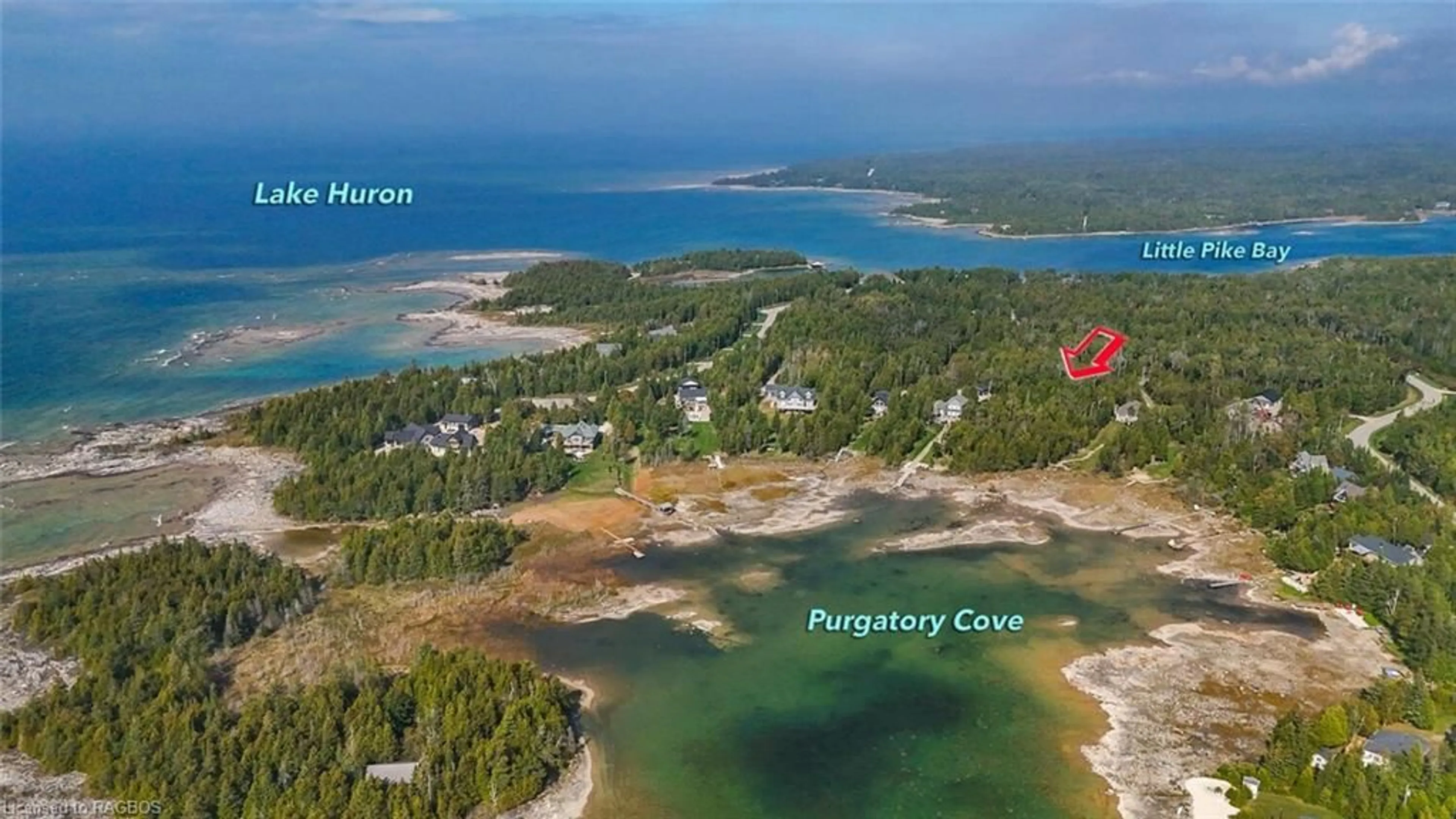 A pic from exterior of the house or condo, lake for 97 Devils Glen Rd, Northern Bruce Peninsula Ontario N0H 2T0