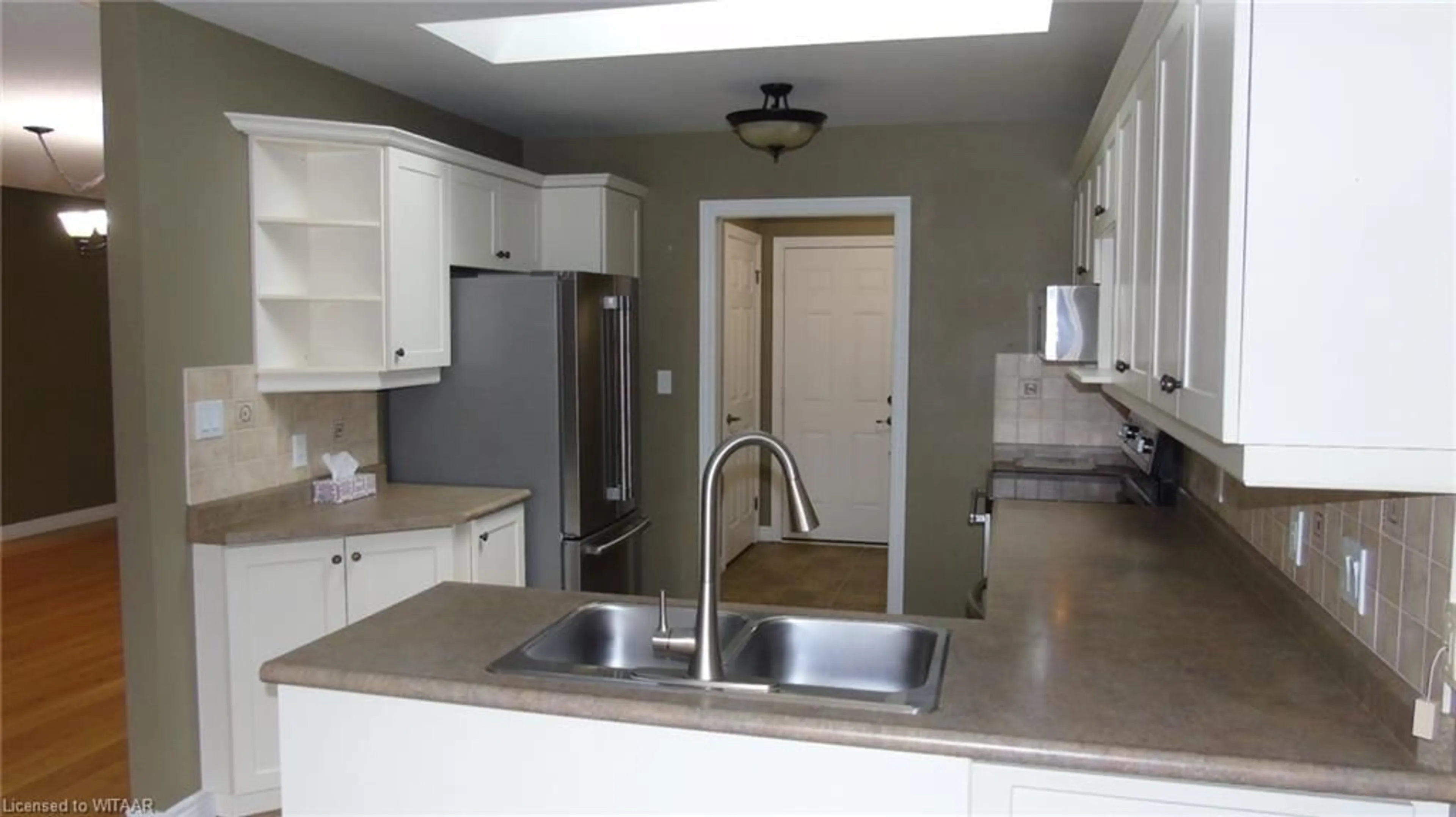 Kitchen, cement floor, cottage for 135 Weston Dr, Tillsonburg Ontario N4G 5X1