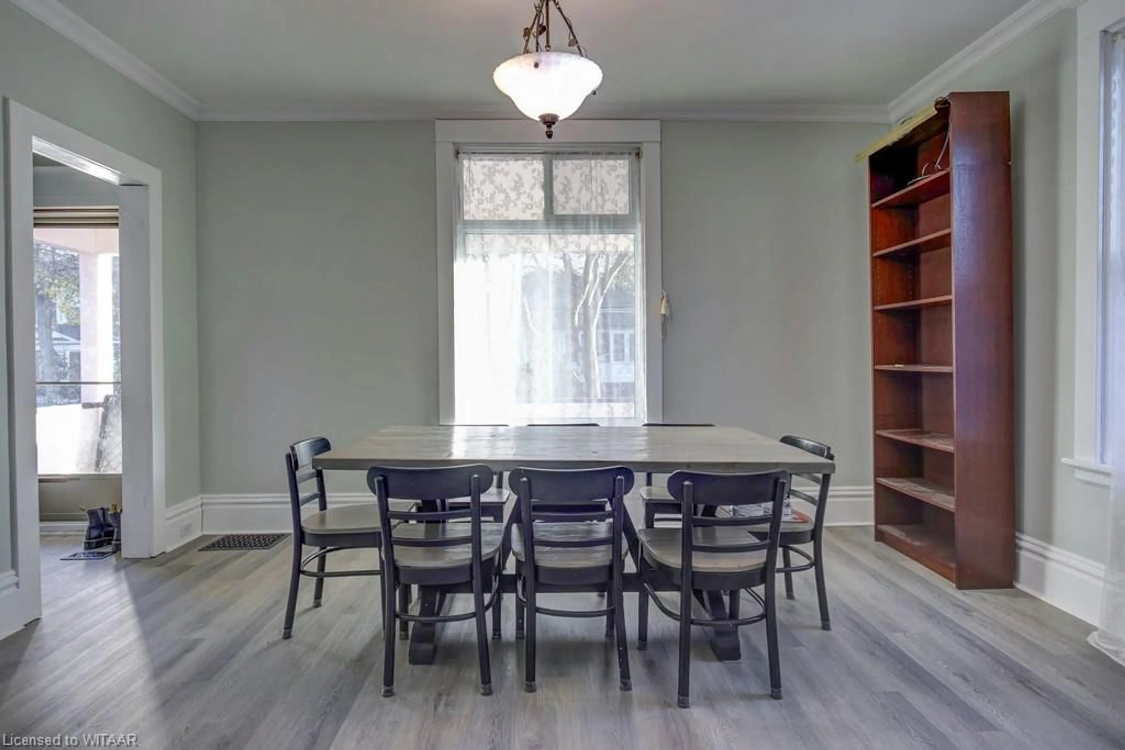 Dining room, wood floors, cottage for 545 Grace St St, Woodstock Ontario N4S 4N7