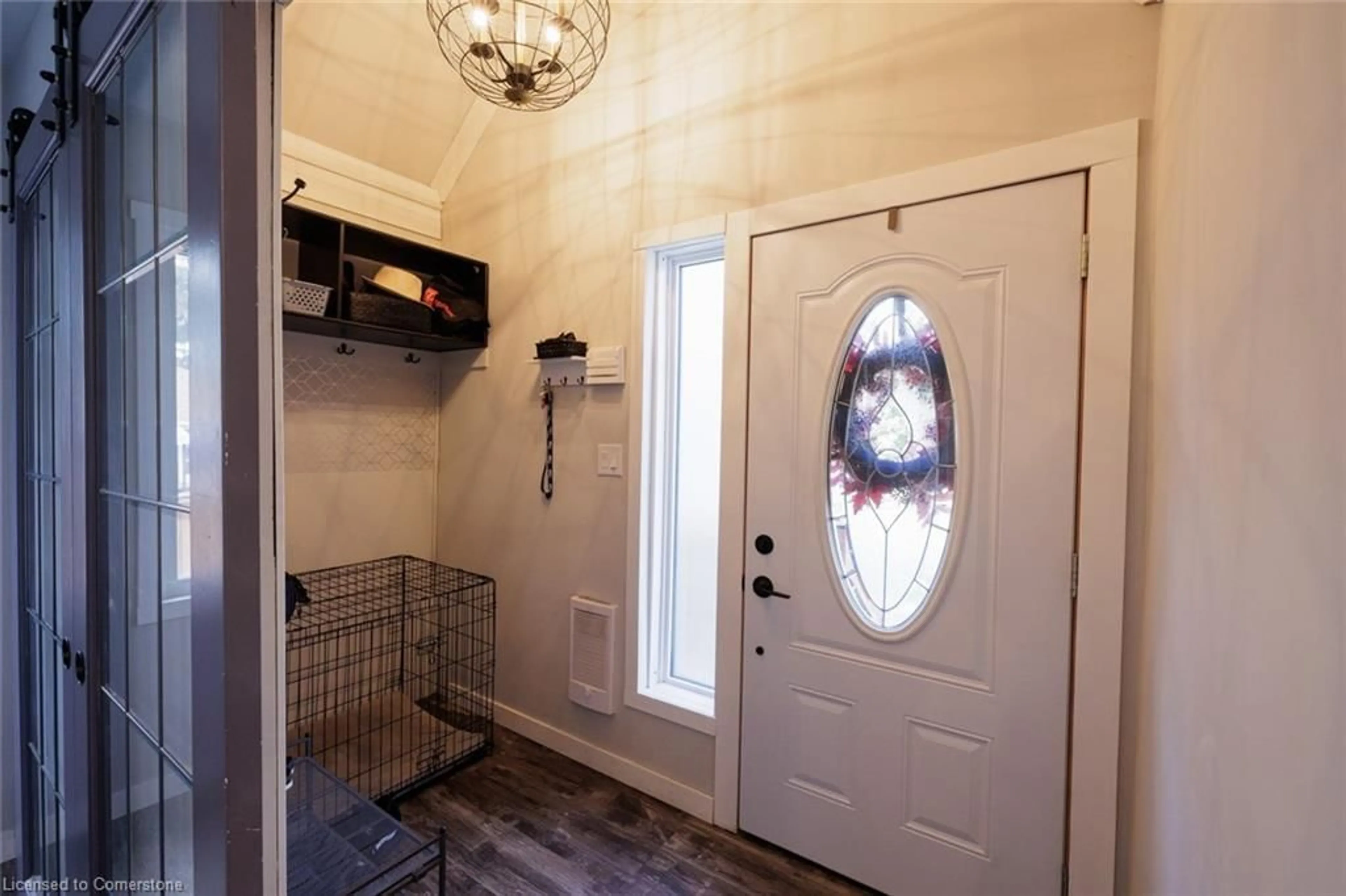 Indoor entryway, wood floors for 24 Stafford St, Woodstock Ontario N4S 3Z6