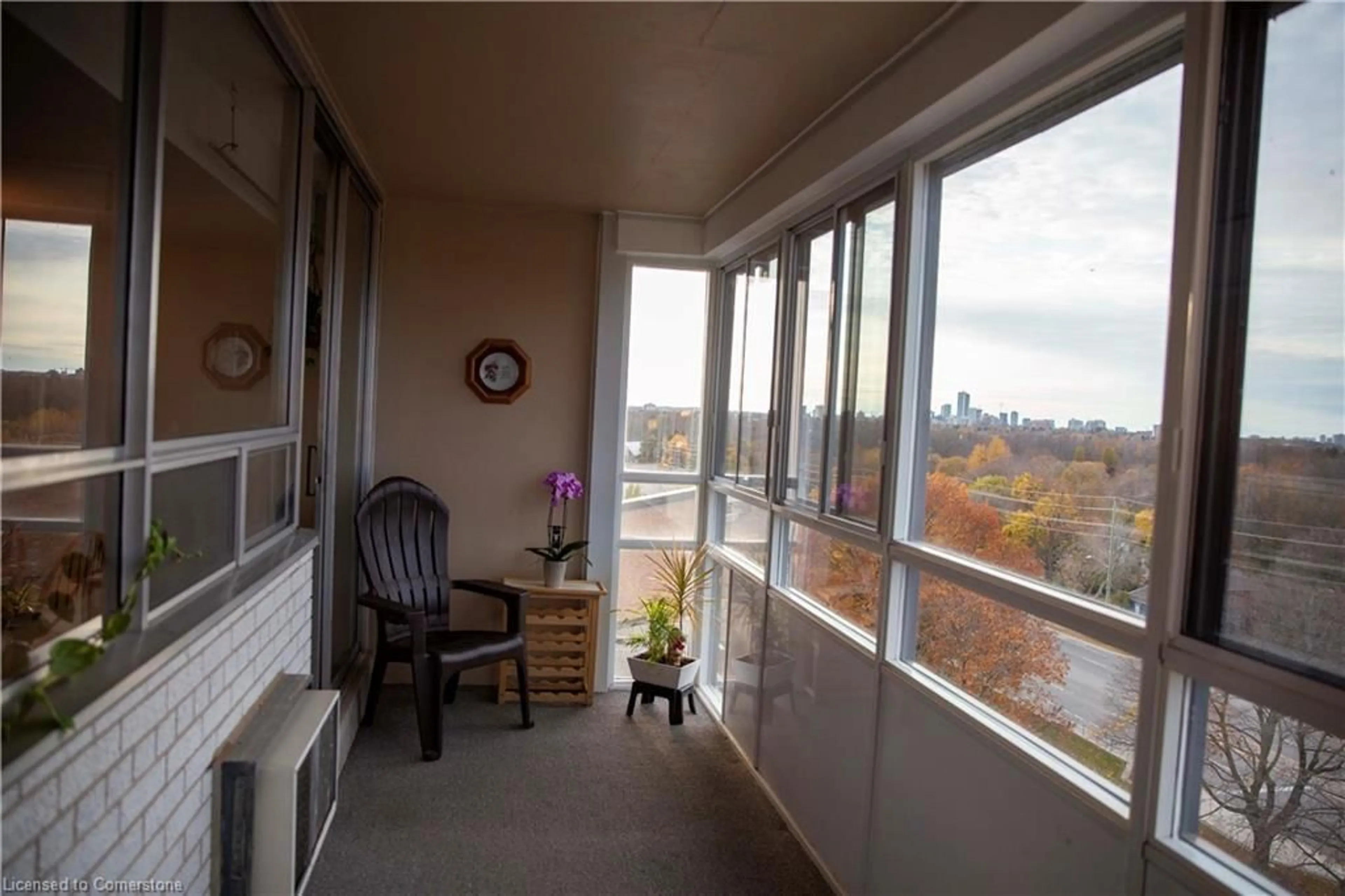 Balcony in the apartment, cottage for 24 Midland Dr #807, Kitchener Ontario N2A 2A8