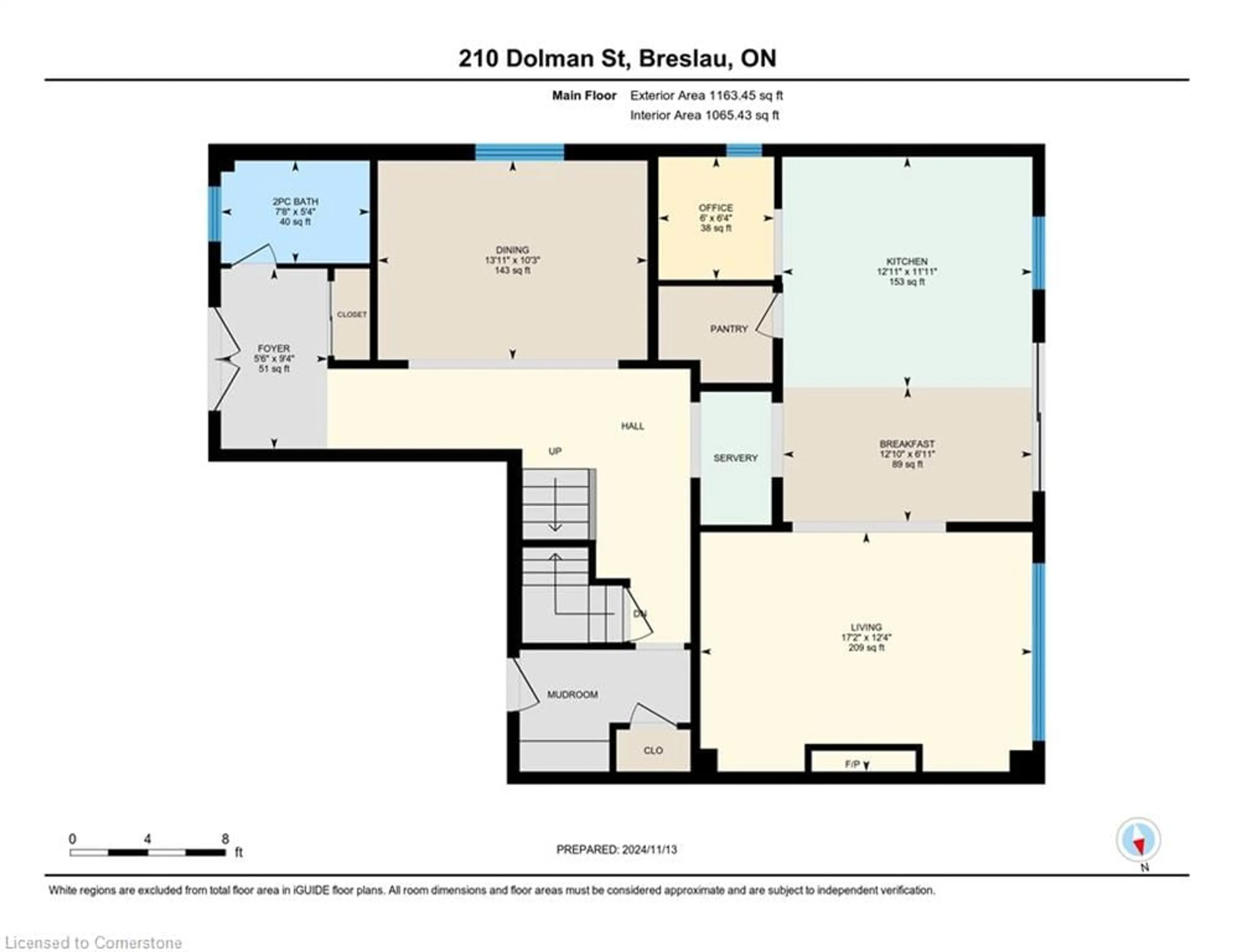 Floor plan for 210 Dolman St, Breslau Ontario N0B 1M0