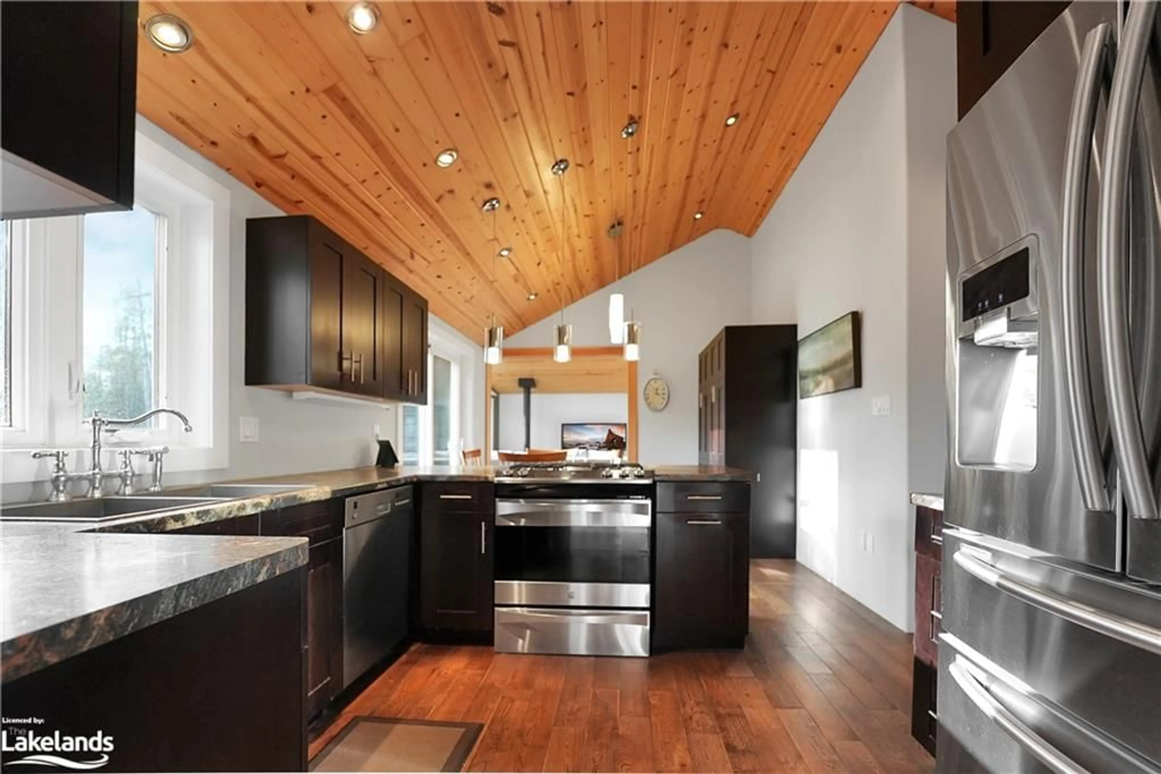 Open concept kitchen for 1290 Tattersal Rd, Haliburton Ontario K0M 1S0