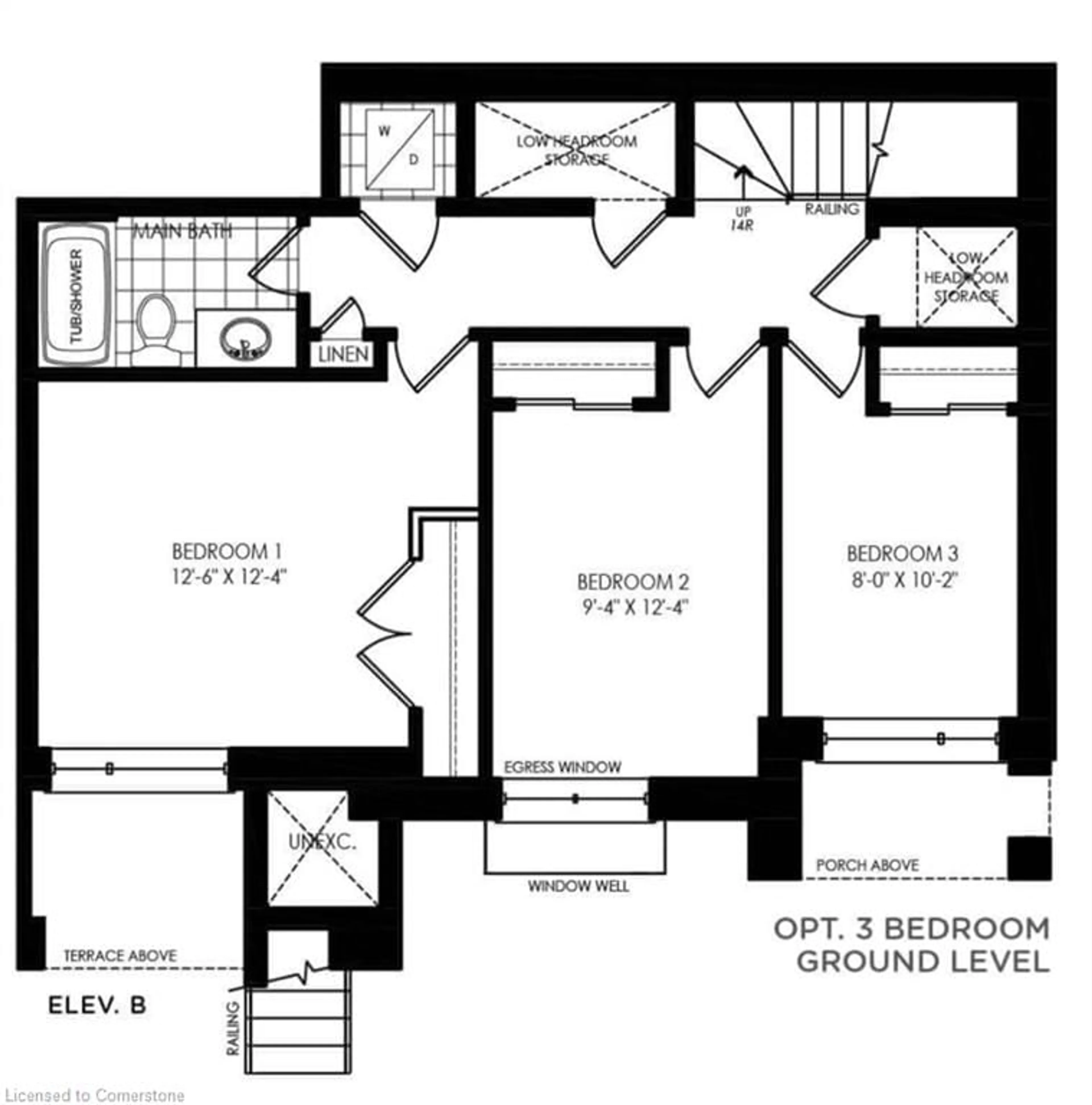 Floor plan for 45 Fieldridge Cres #25, Brampton Ontario L6R 0A7