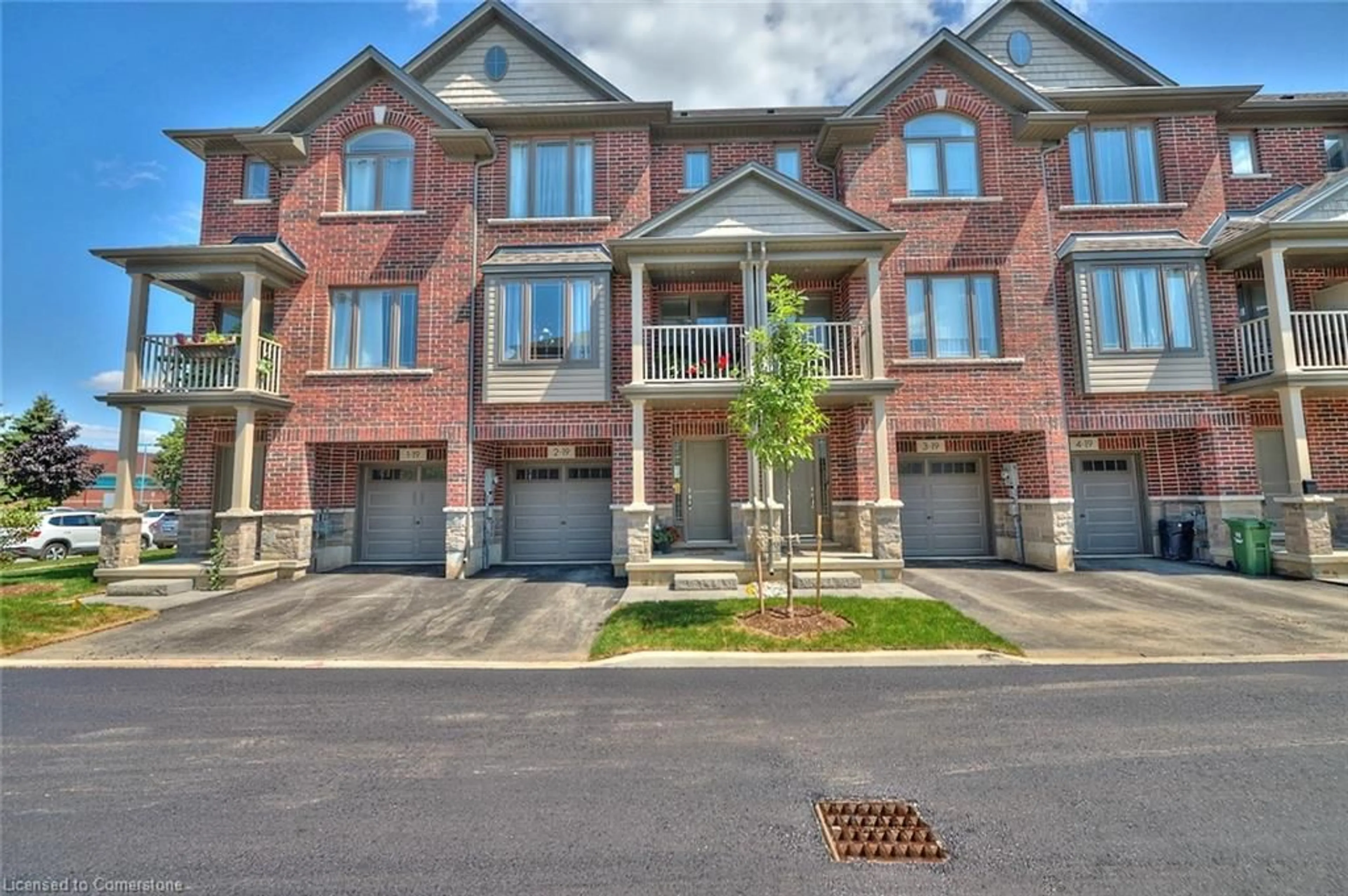 A pic from exterior of the house or condo, the street view for 19 Picardy Dr #2, Stoney Creek Ontario L8J 2T7