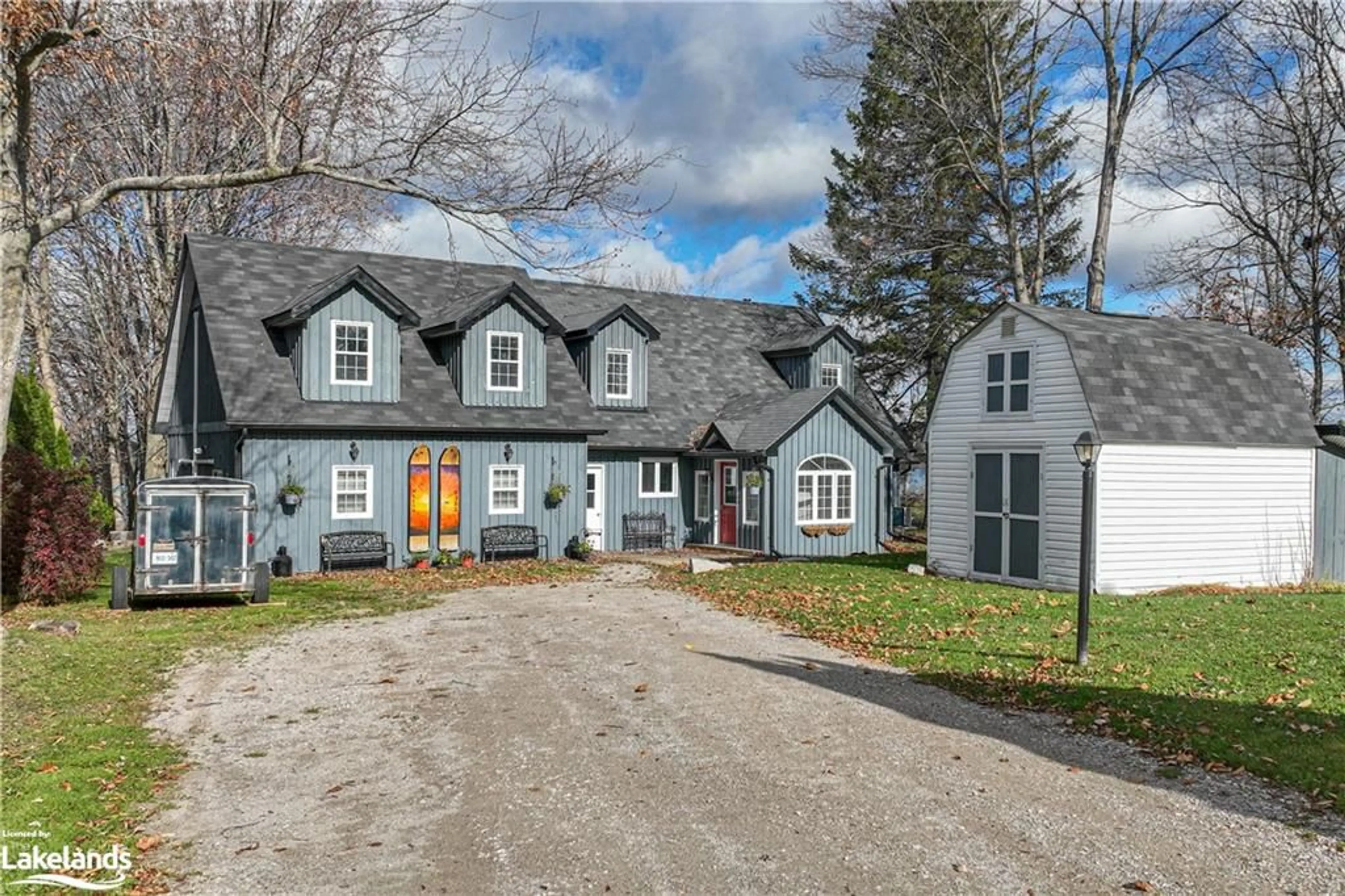 Frontside or backside of a home, cottage for 6382 Bluebird St, Ramara Ontario L3V 0K6